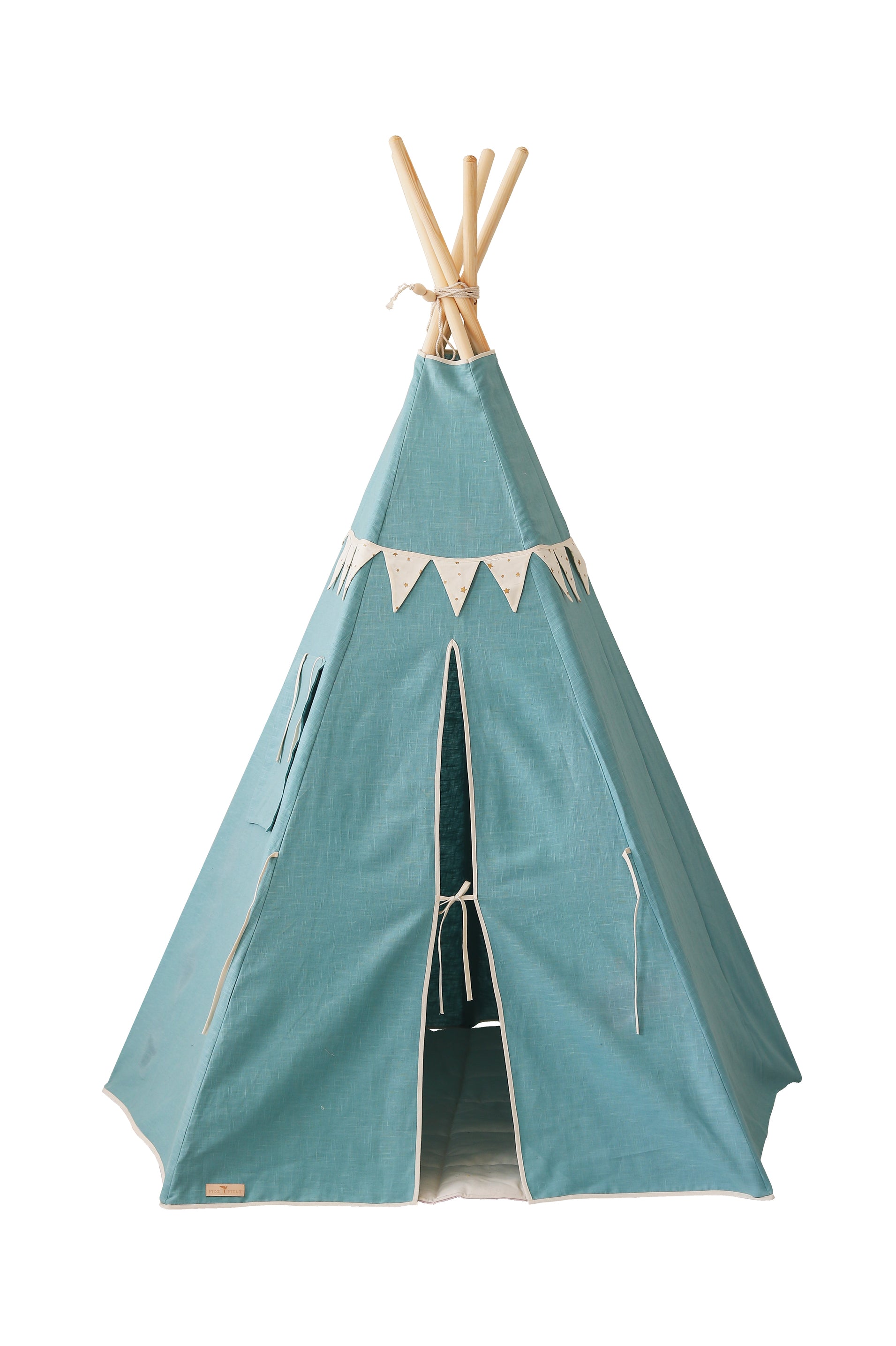 nobodinoz tent Moimili Gold Star Teepee Tent With Garland