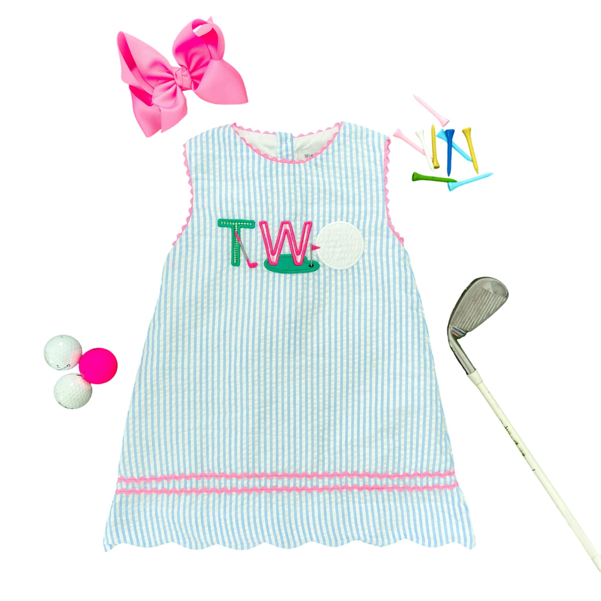 Teeing Up To Two Birthday Golf Dress