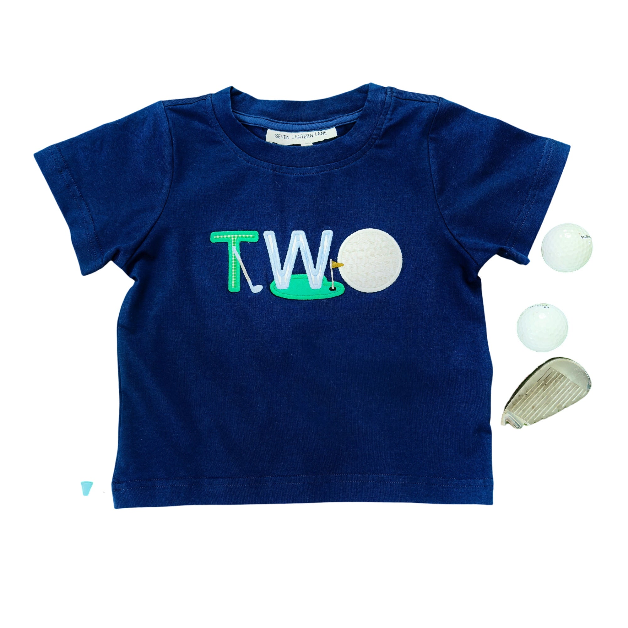 Teeing Up To Two Birthday Golf T-shirt