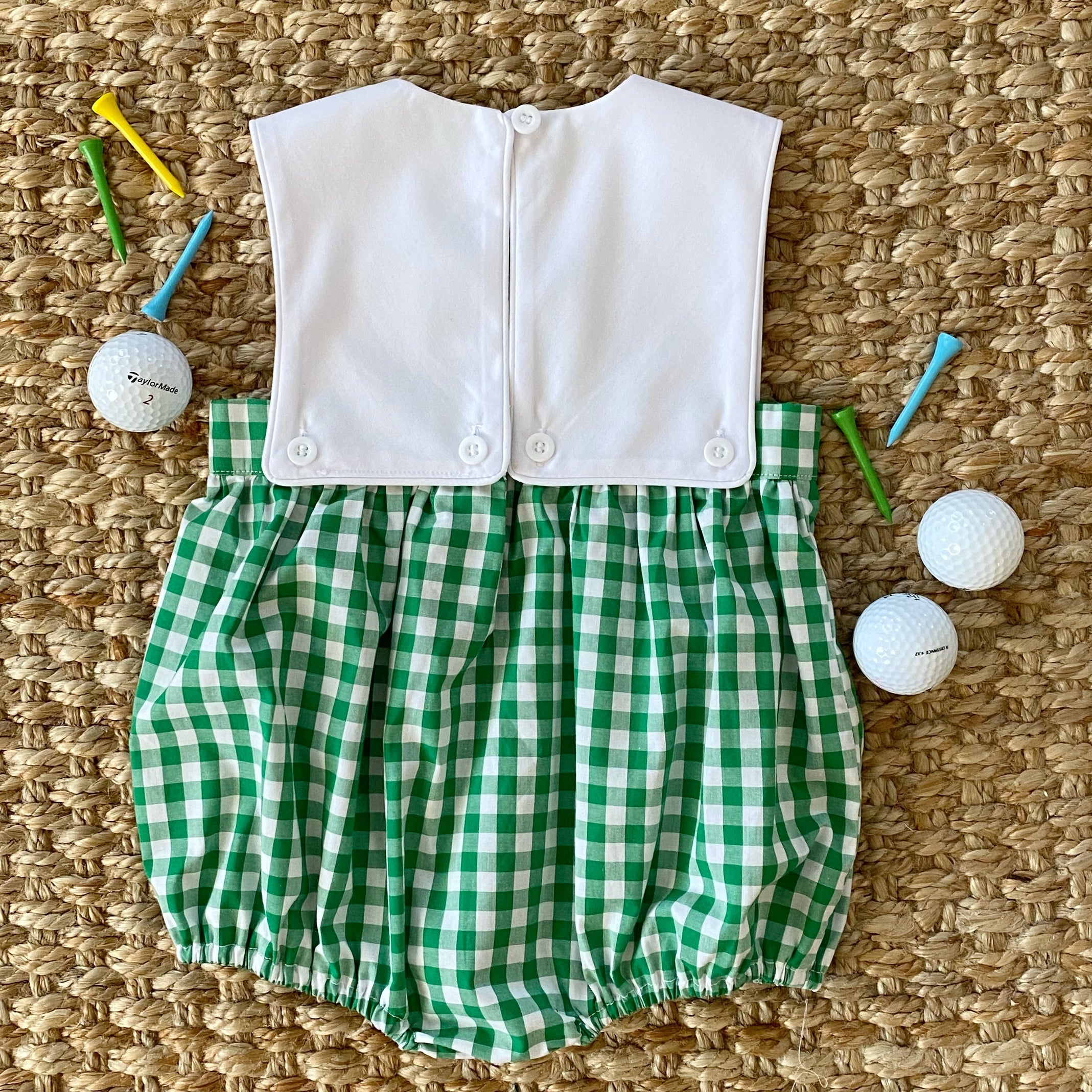 Hole-in-one First Birthday Boys Reversible Golf Bubble