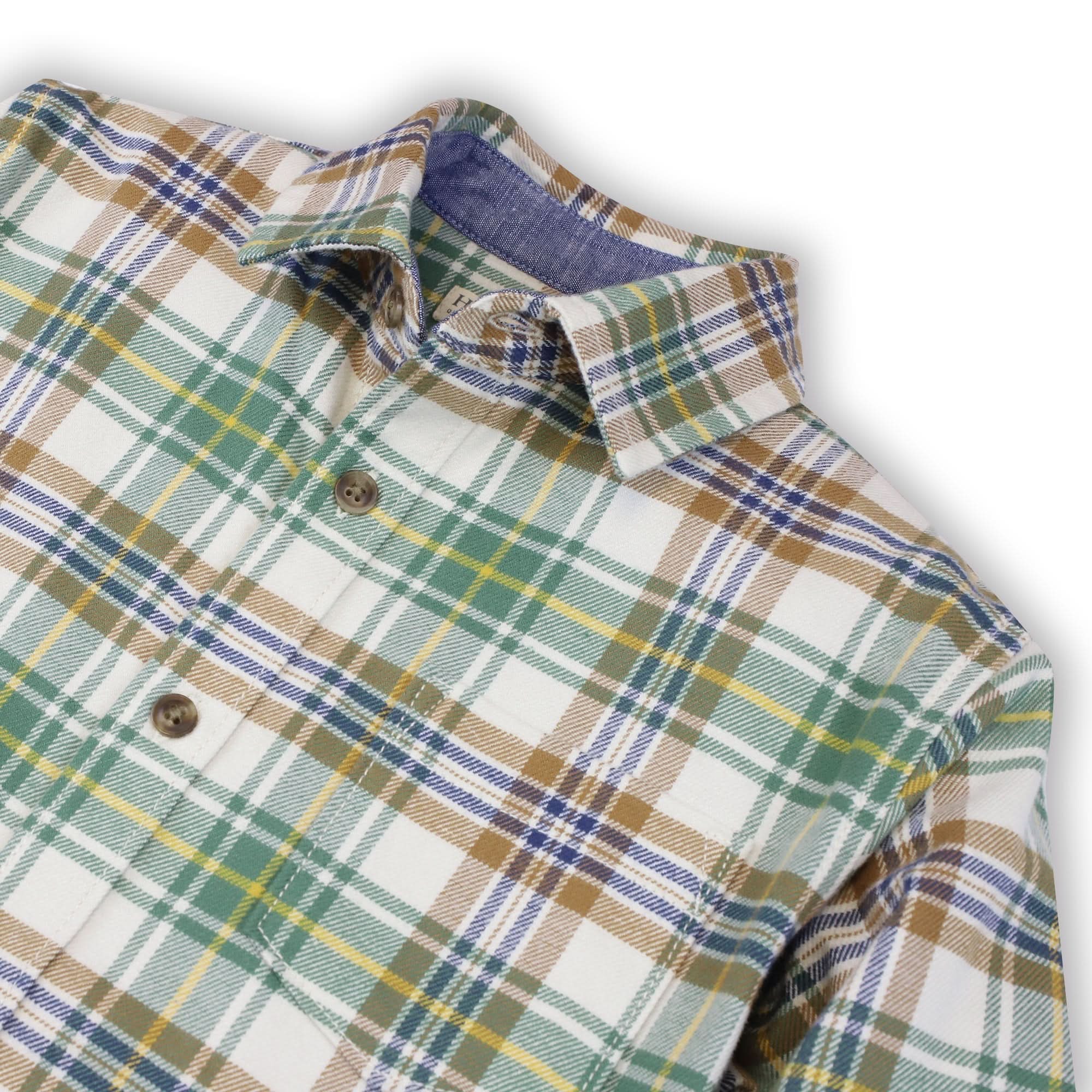Brushed Flannel Button Down Shirt