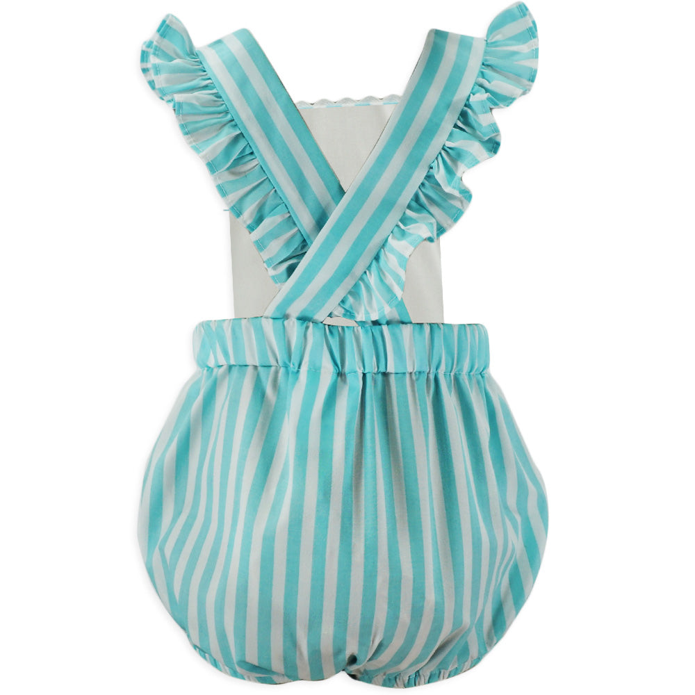 Aqua Stripe Ella Bubble