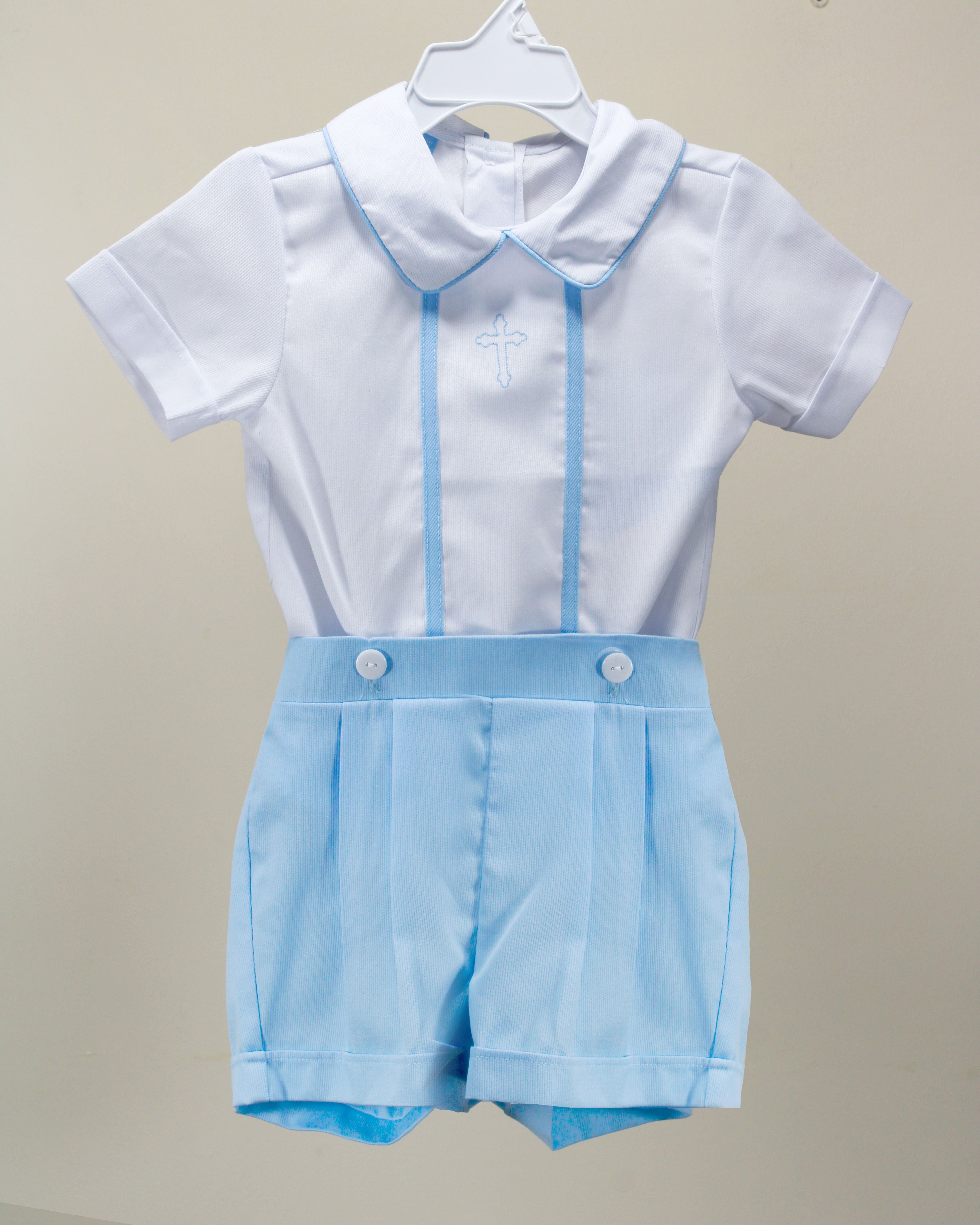 Anthony Light Blue & White Set