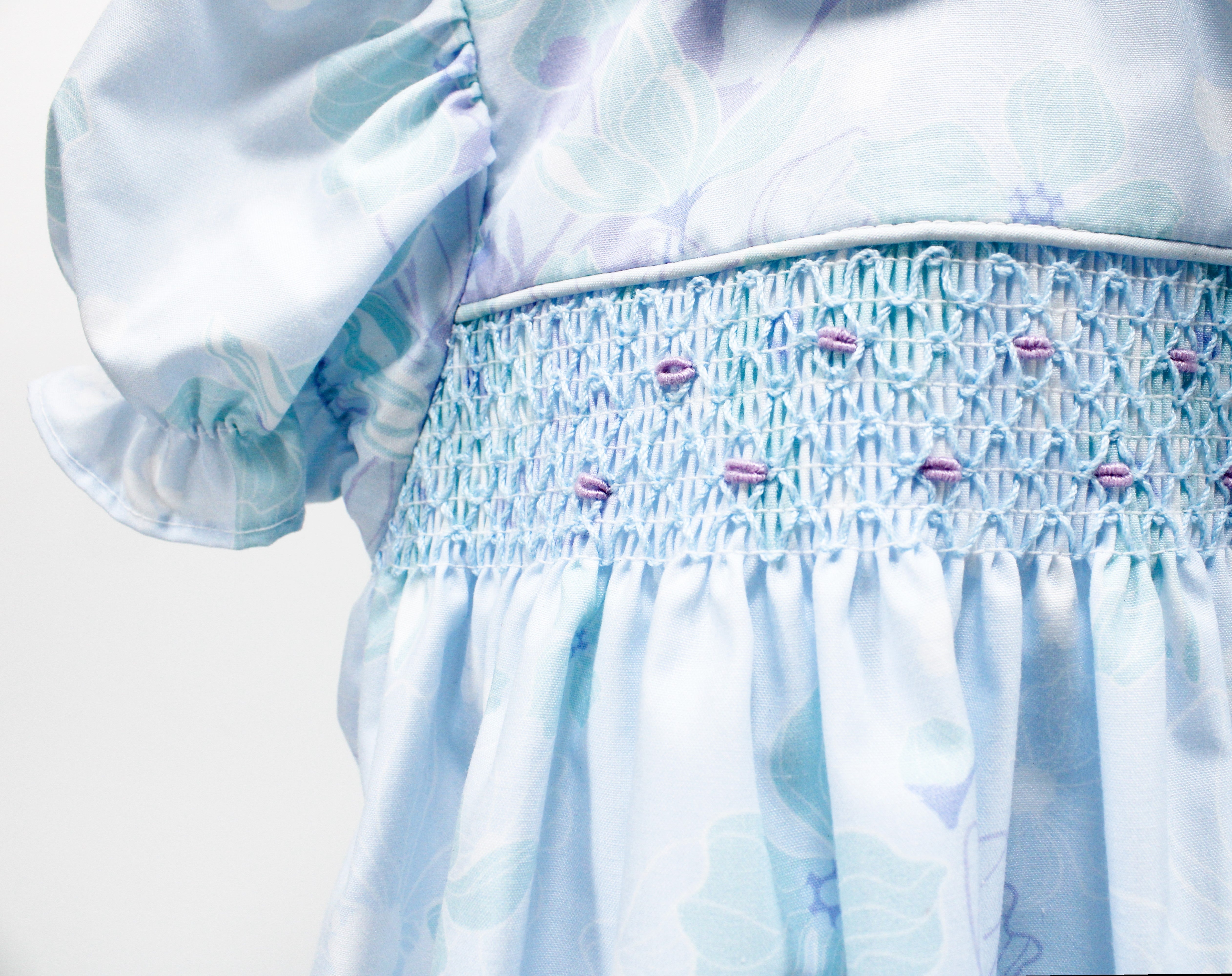 Beautiful Blue Garden Marie Dress