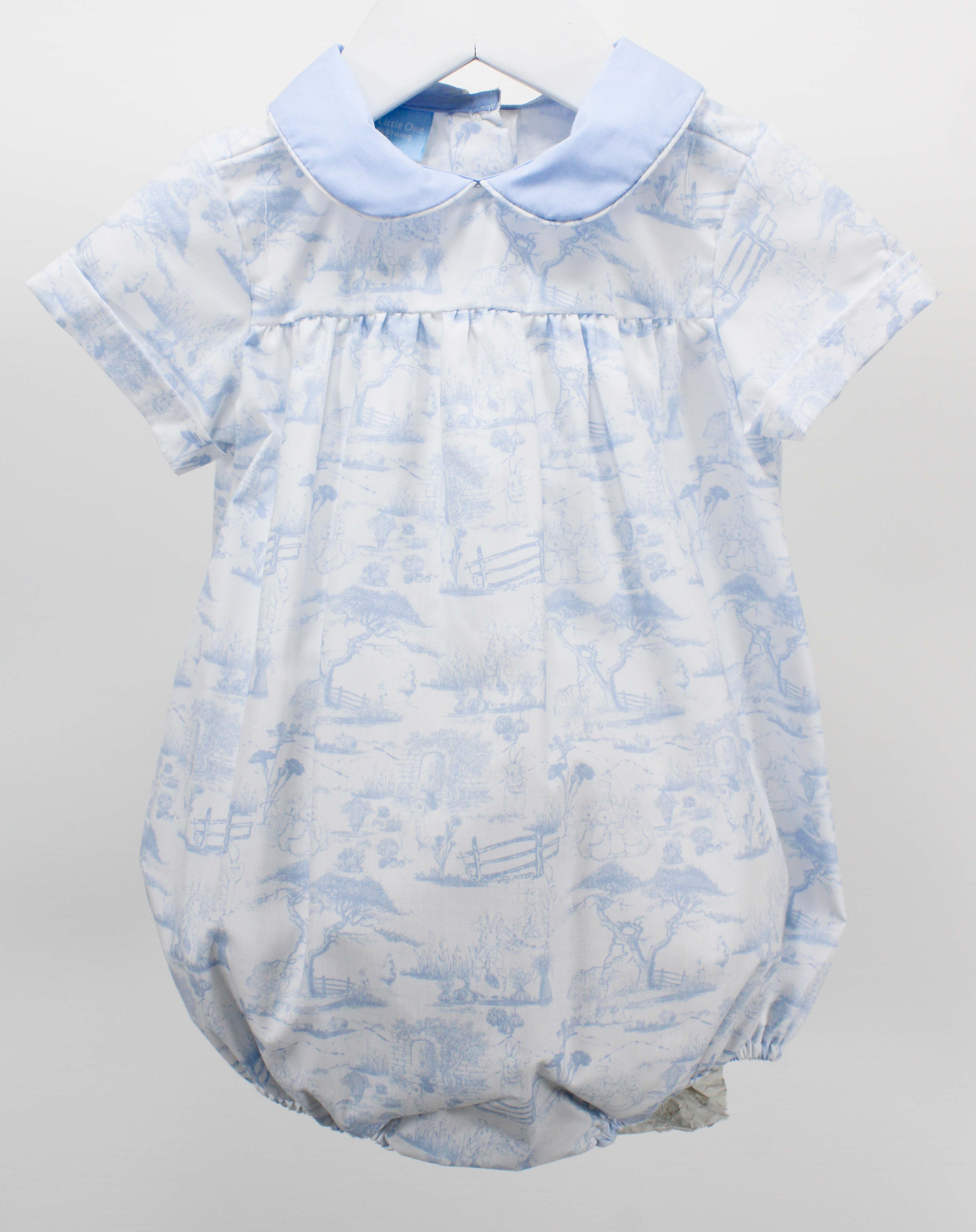 Blue Easter Toile Mathew Bubble