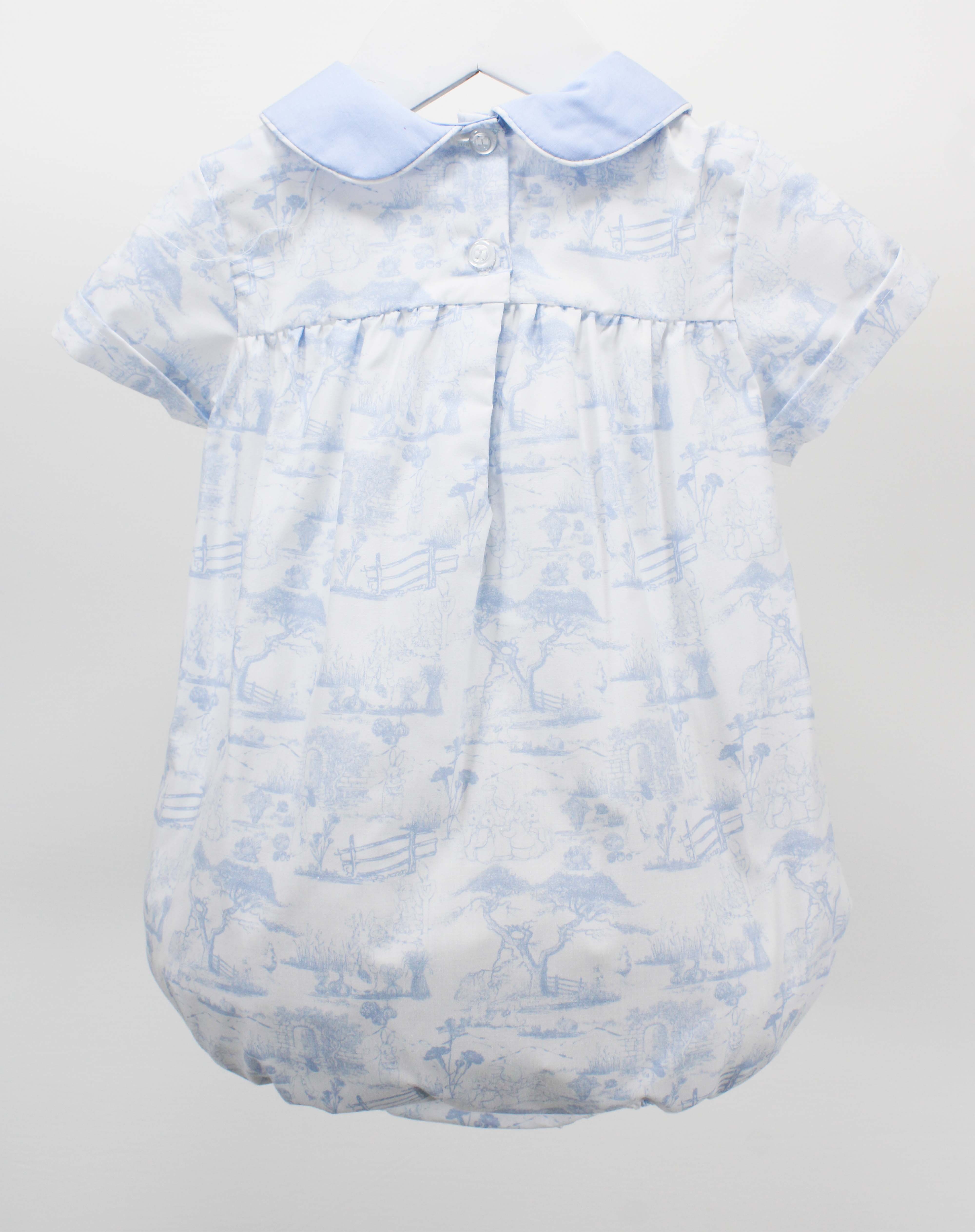 Blue Easter Toile Mathew Bubble
