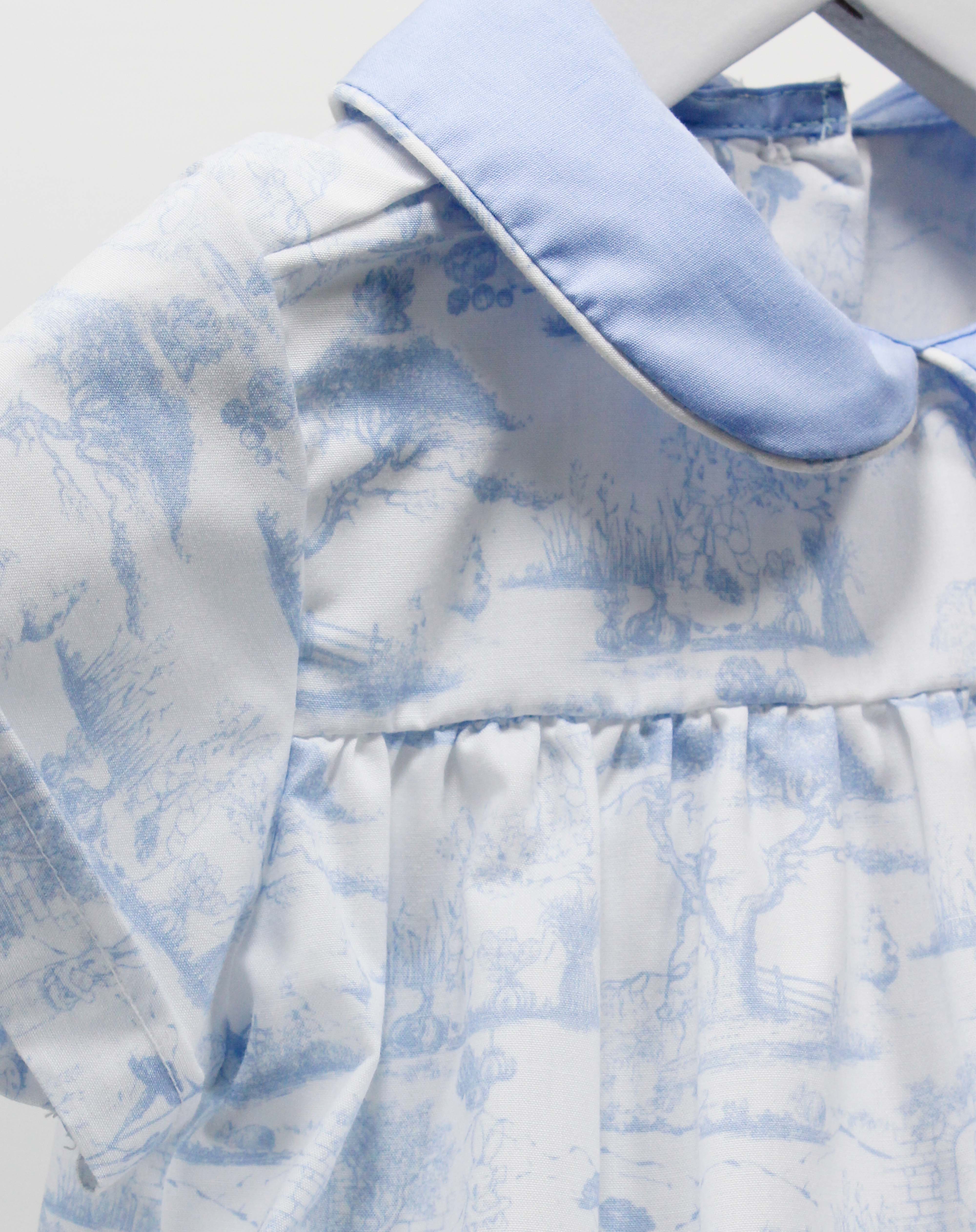 Blue Easter Toile Mathew Bubble