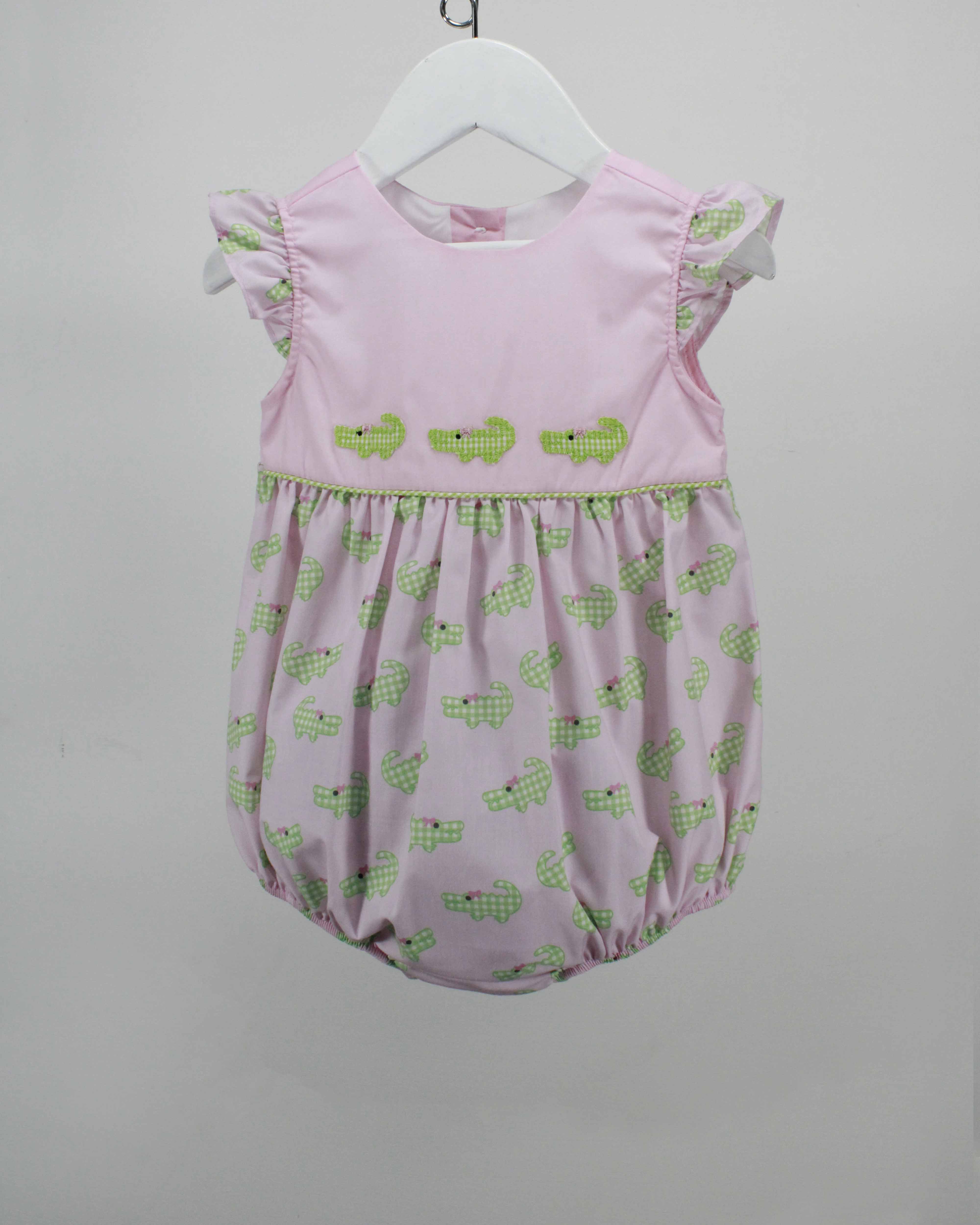 Baby Pink Croc Mary Bubble