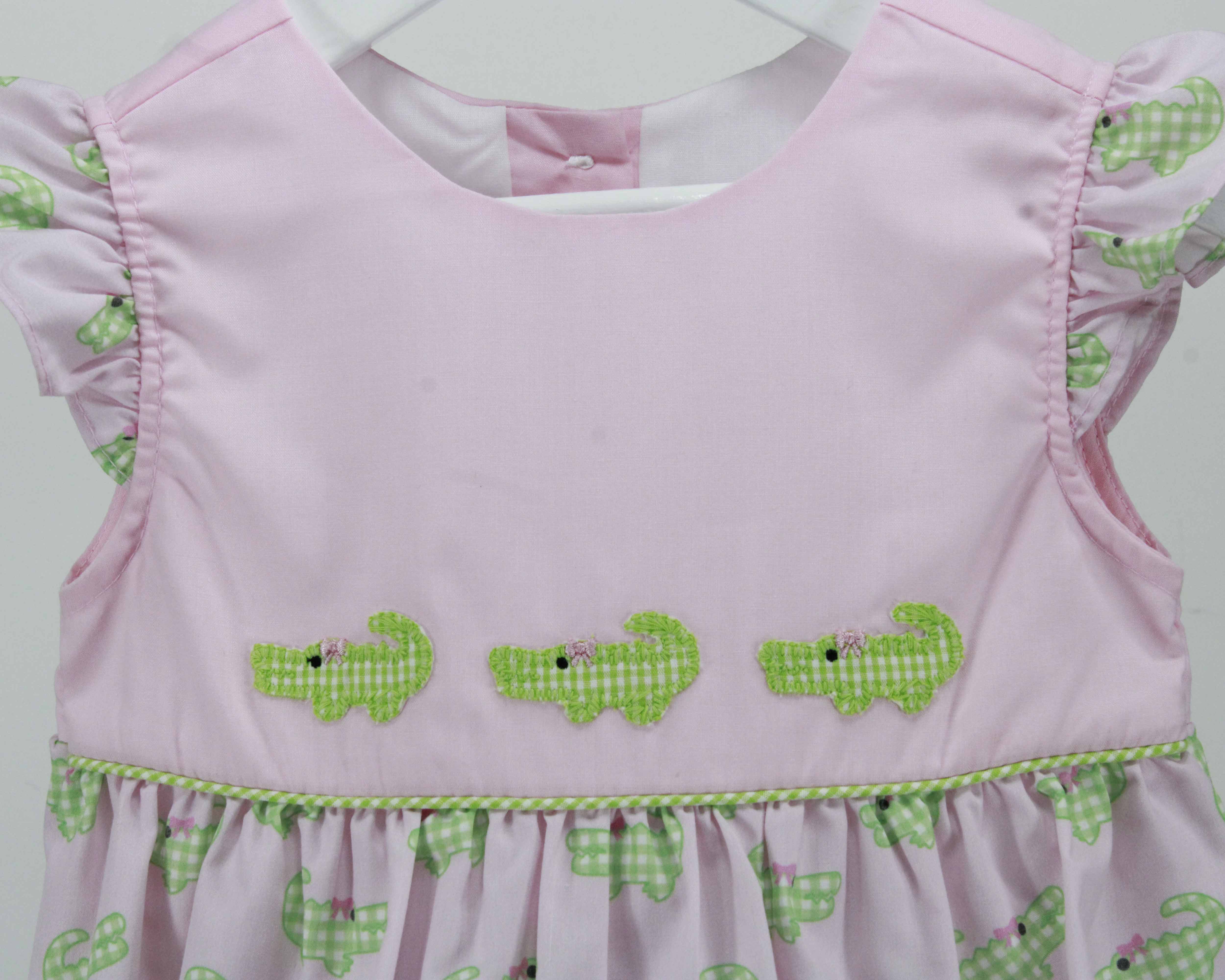 Baby Pink Croc Mary Bubble