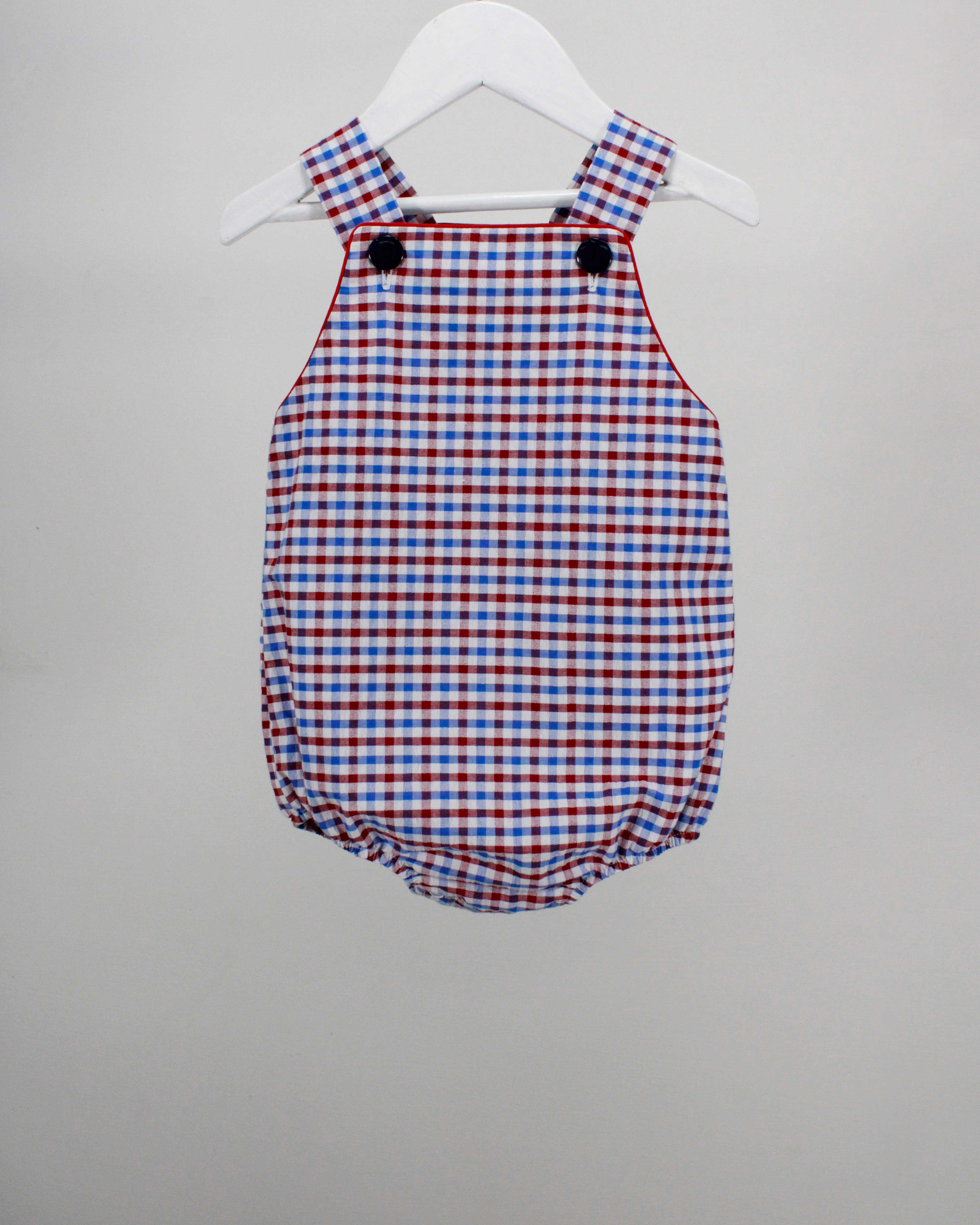 Blue And Red Plaid George Bubble