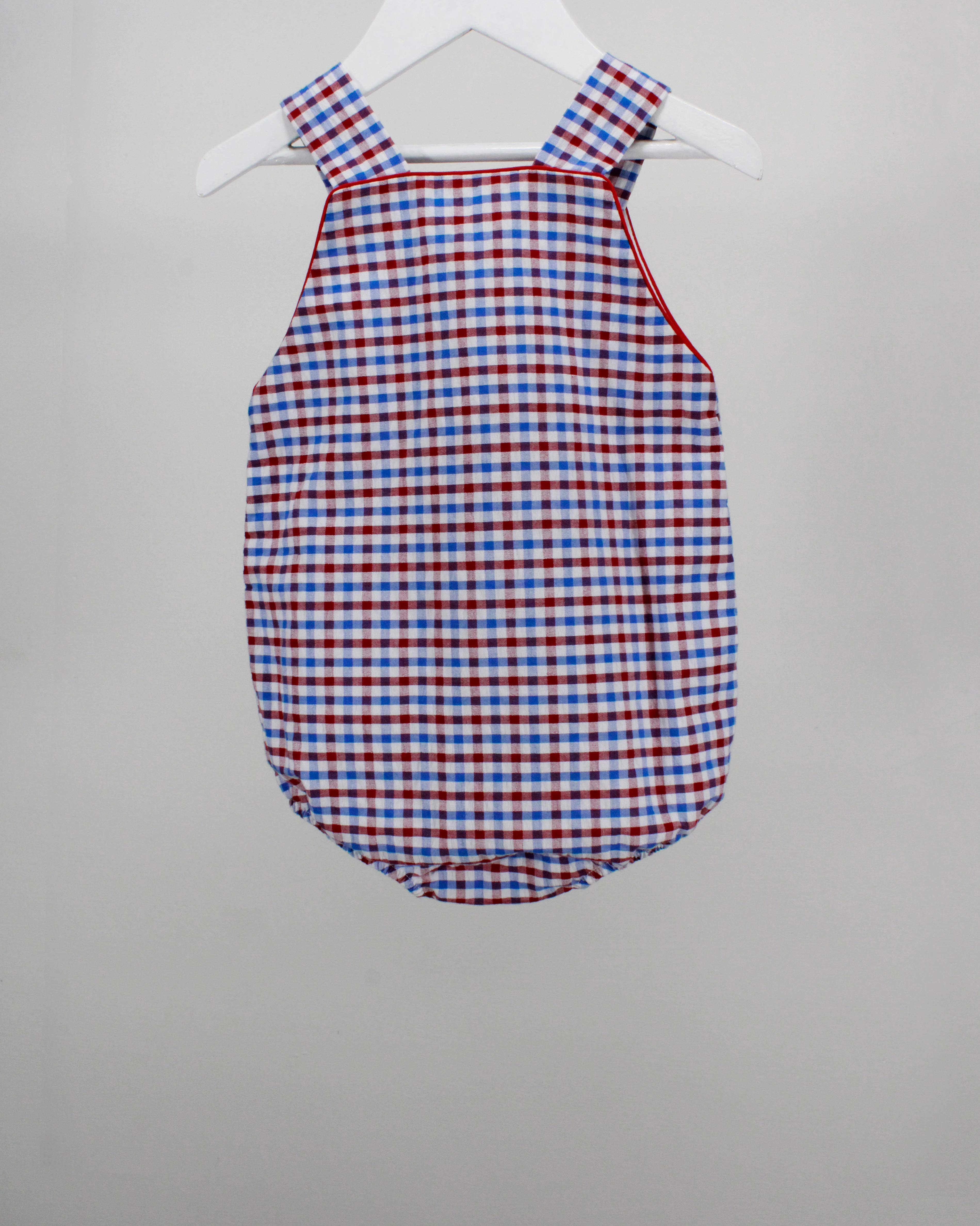 Blue And Red Plaid George Bubble