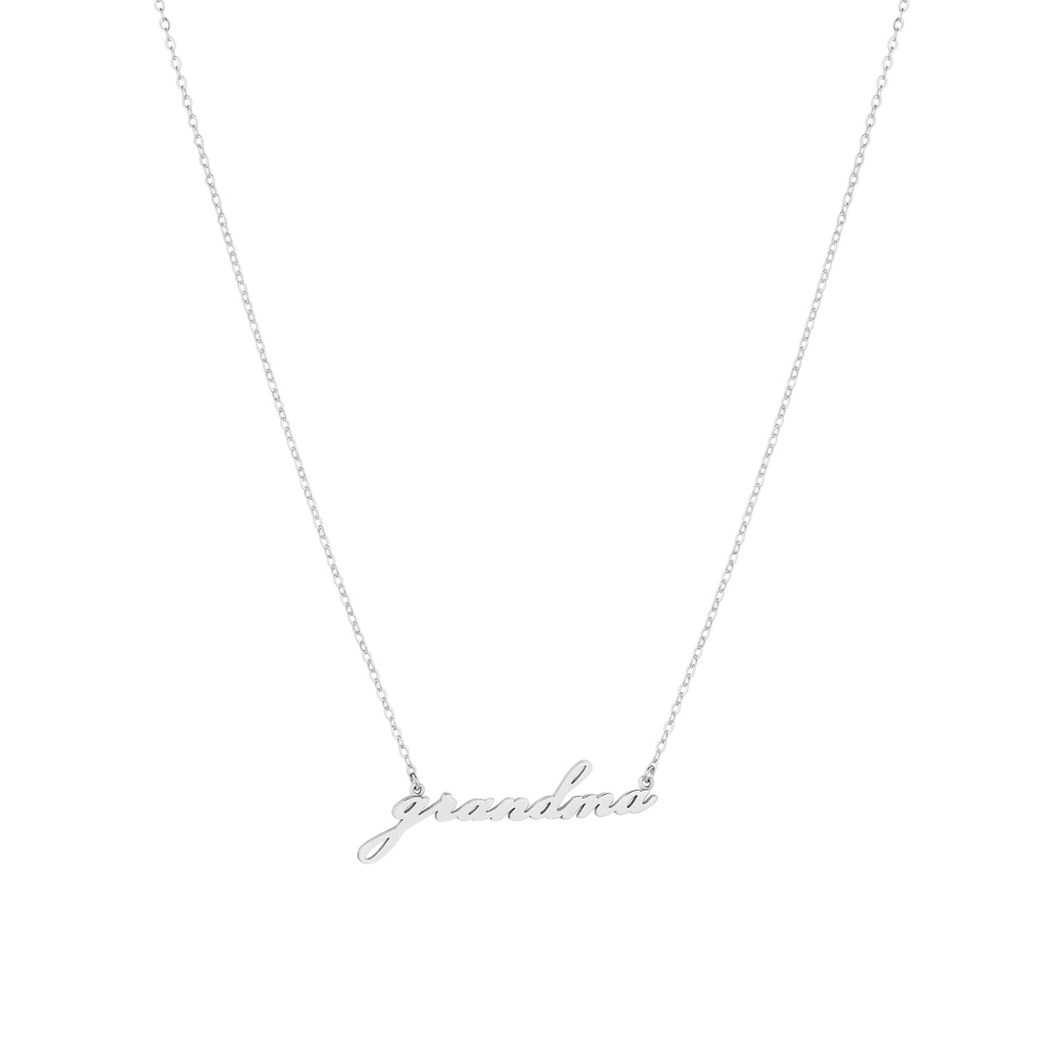 Grandma Script Necklace