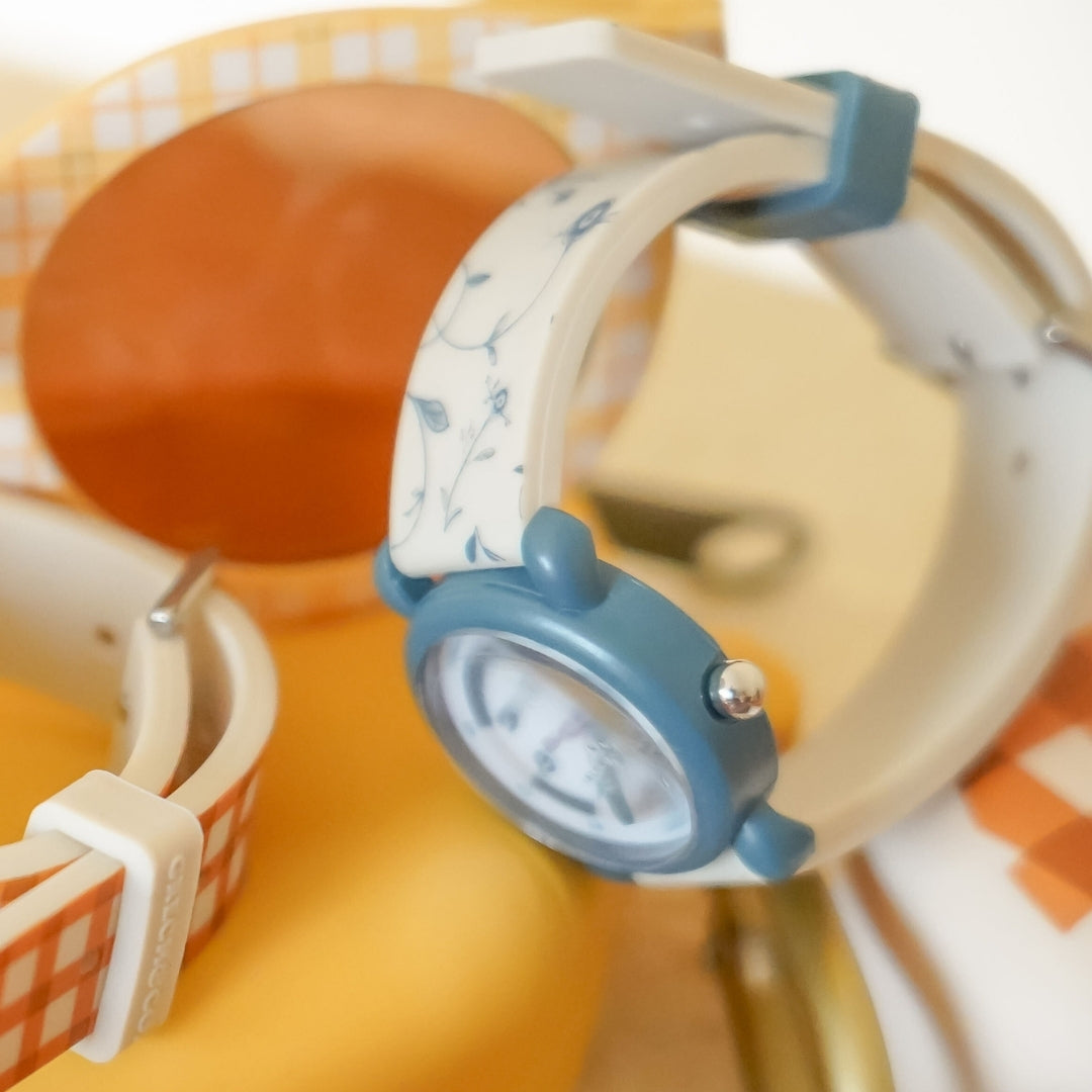 Classic Watches | Silicone + Stainless Steel | Scandi Floral