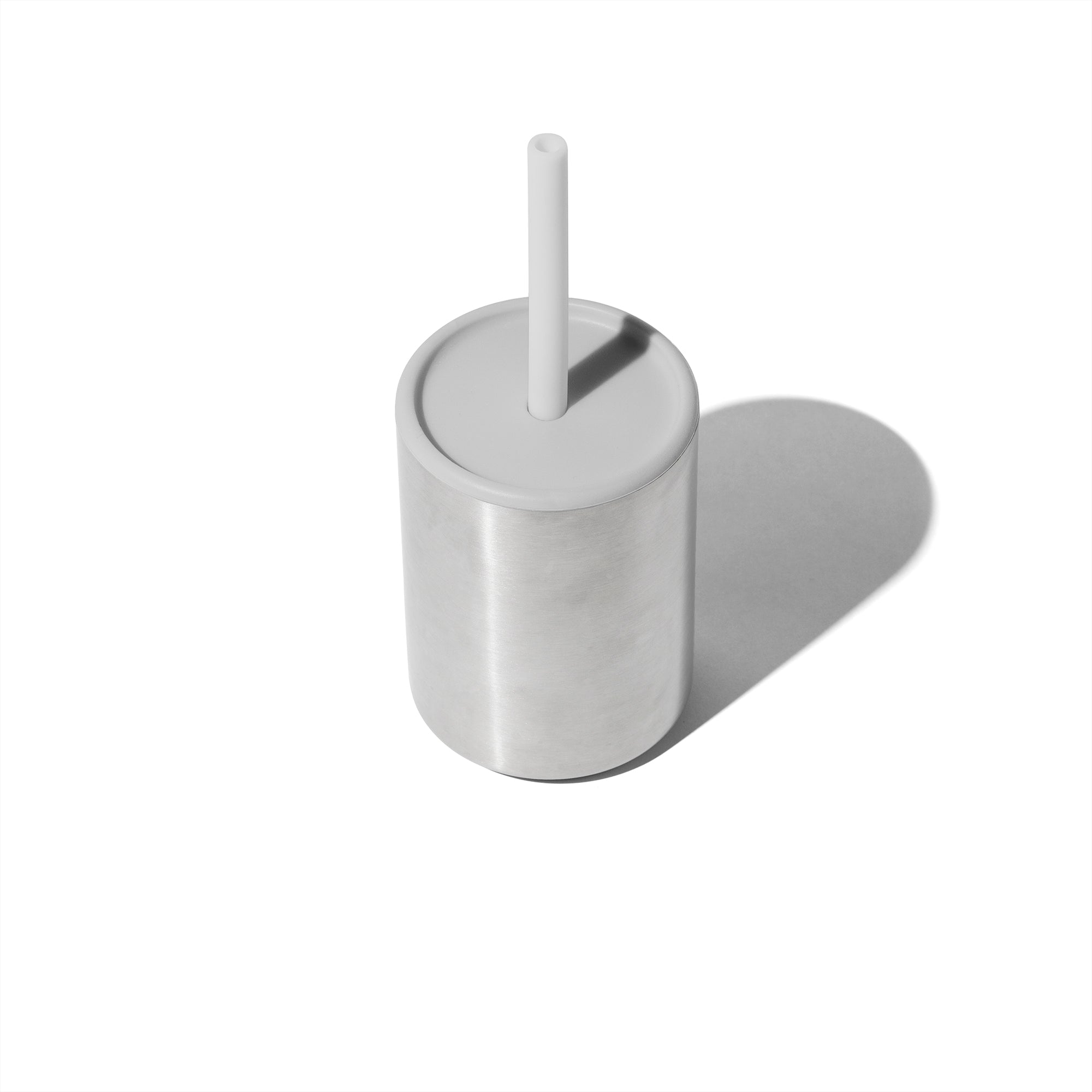8 Oz. Avanchy Stainless Steel Baby Toddler Spill Proof Cup With Straw