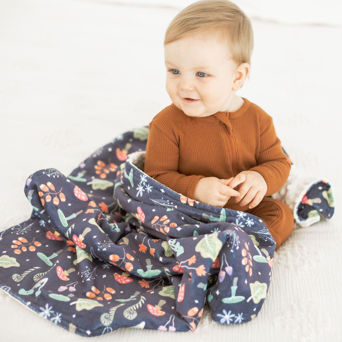 Magic Garden Minky Baby Blanket