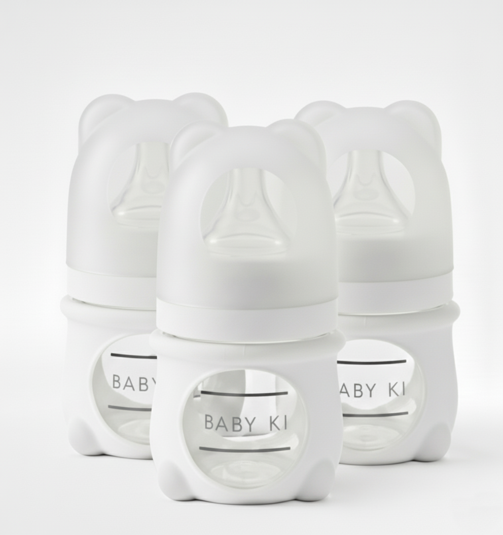 3-pack 4oz Glass Bottle