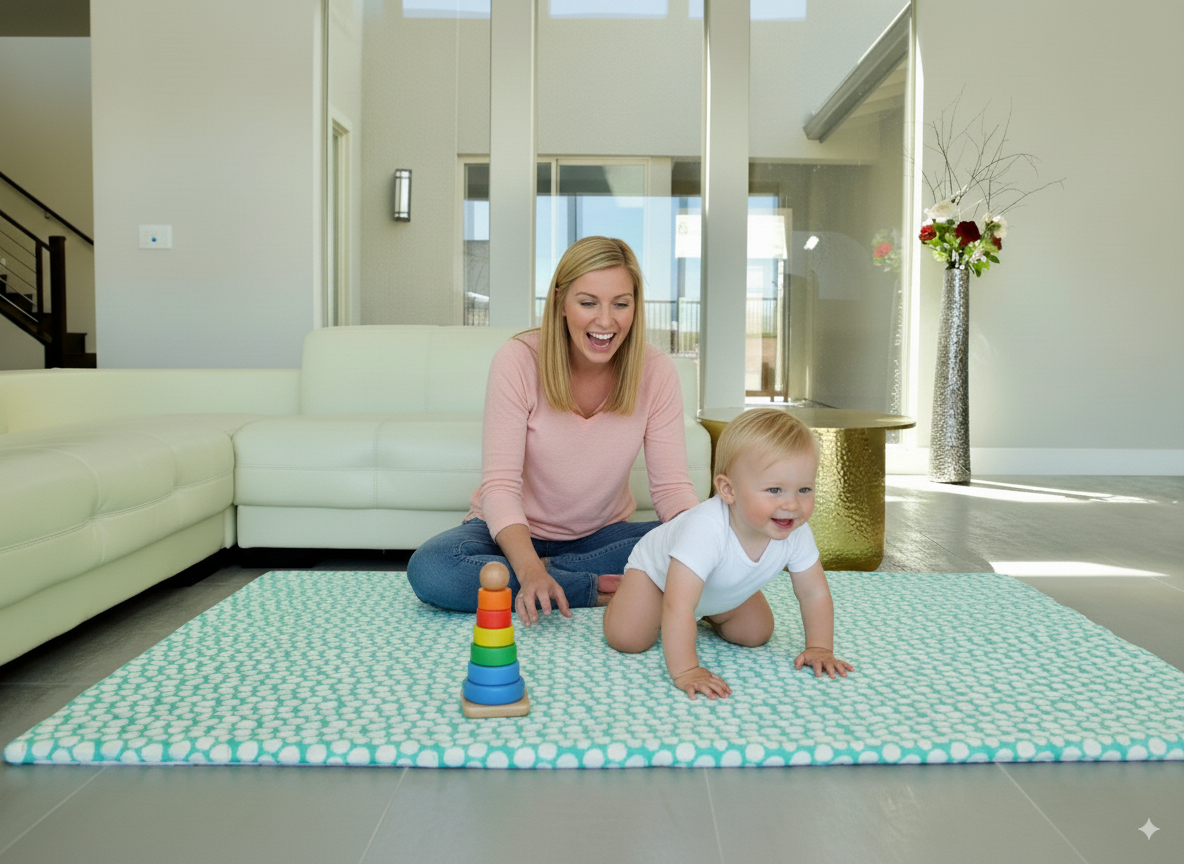 Corkimat® Comfy - Mint Pebbles Organic