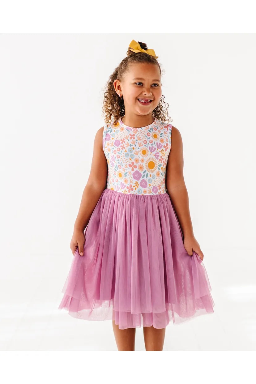 Bamboo Tulle Dress - Darling Spring Daisy