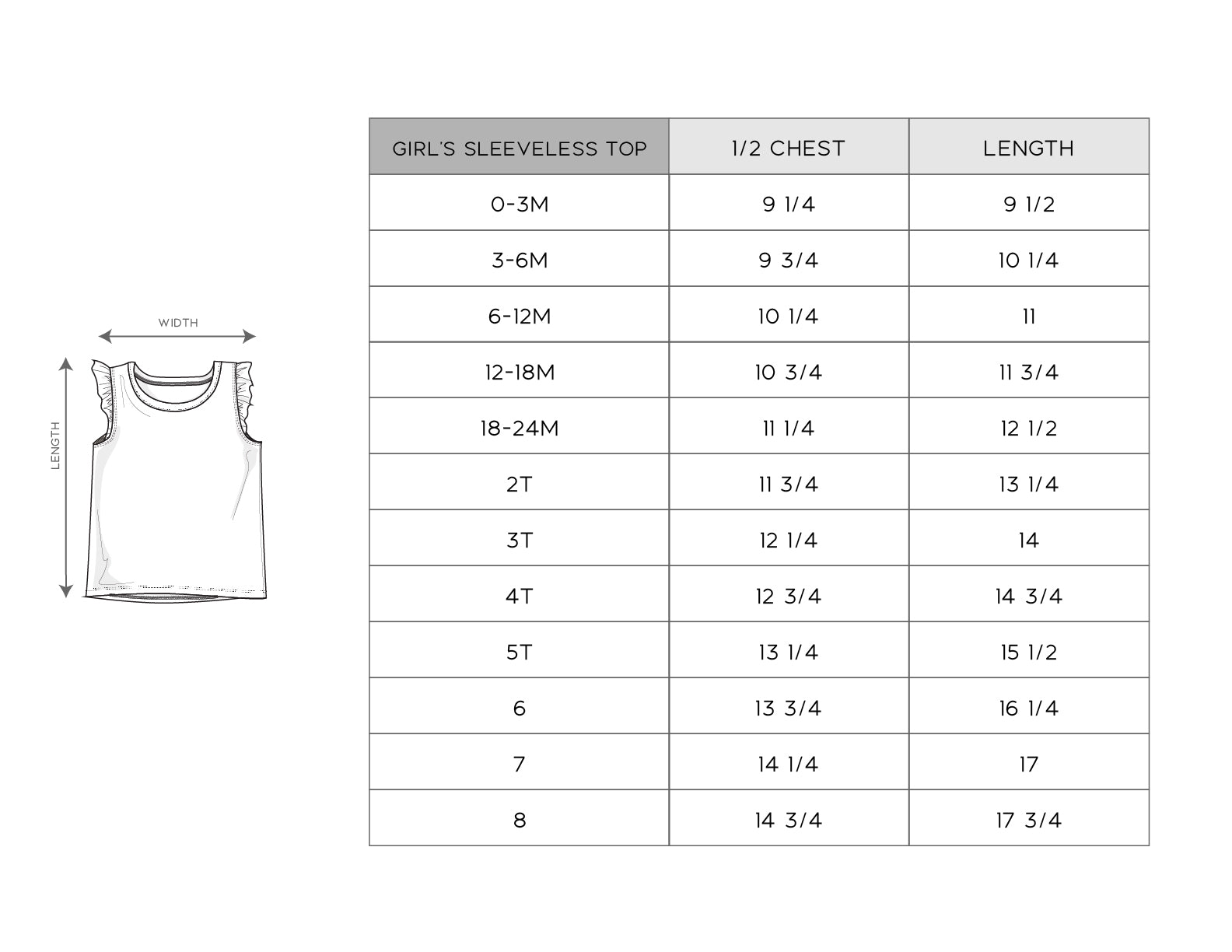 Girl's Sleeveless Top