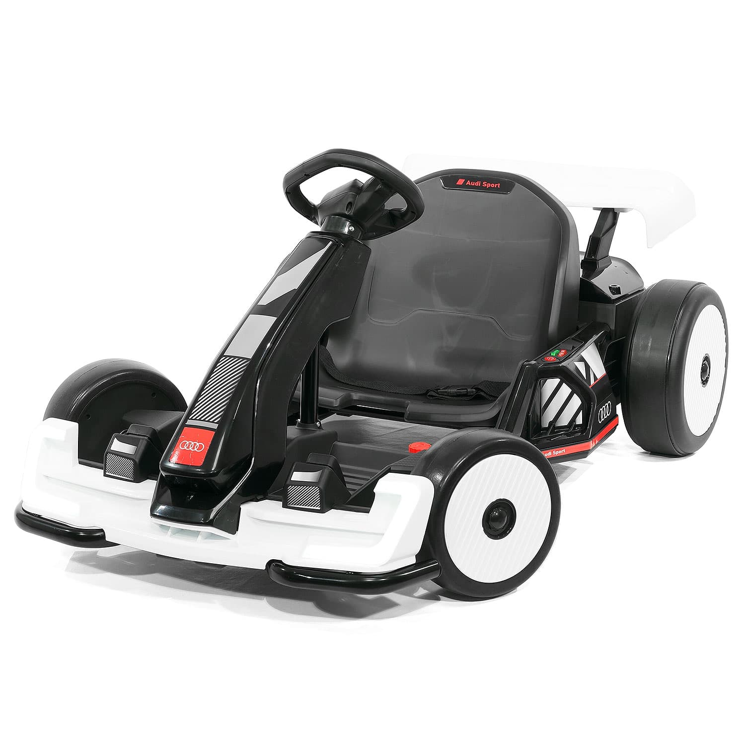Audi Sport 24v Big Kids Drifting Ride-on Go Kart | White
