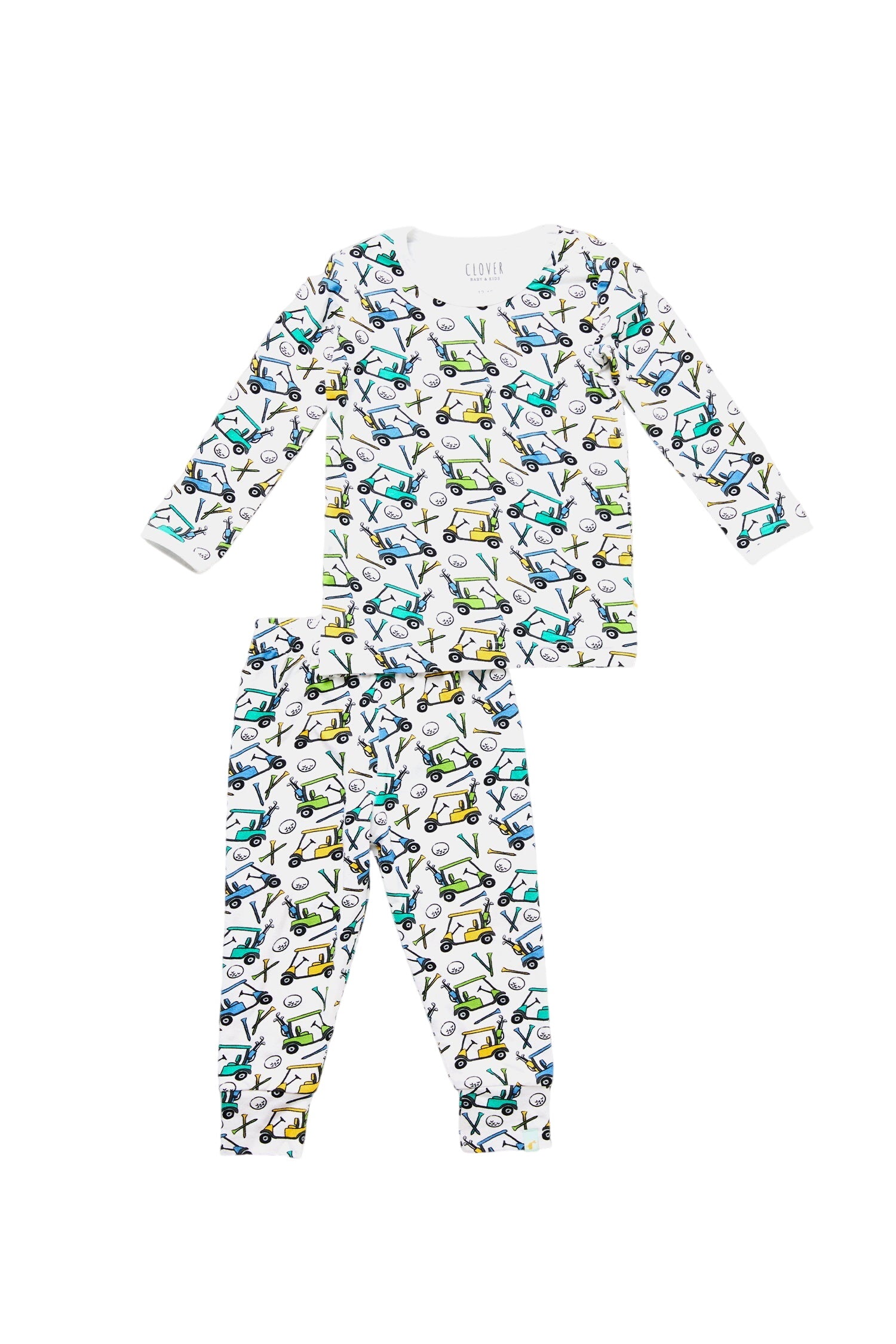 Long Sleeve Pajama Set - Golf