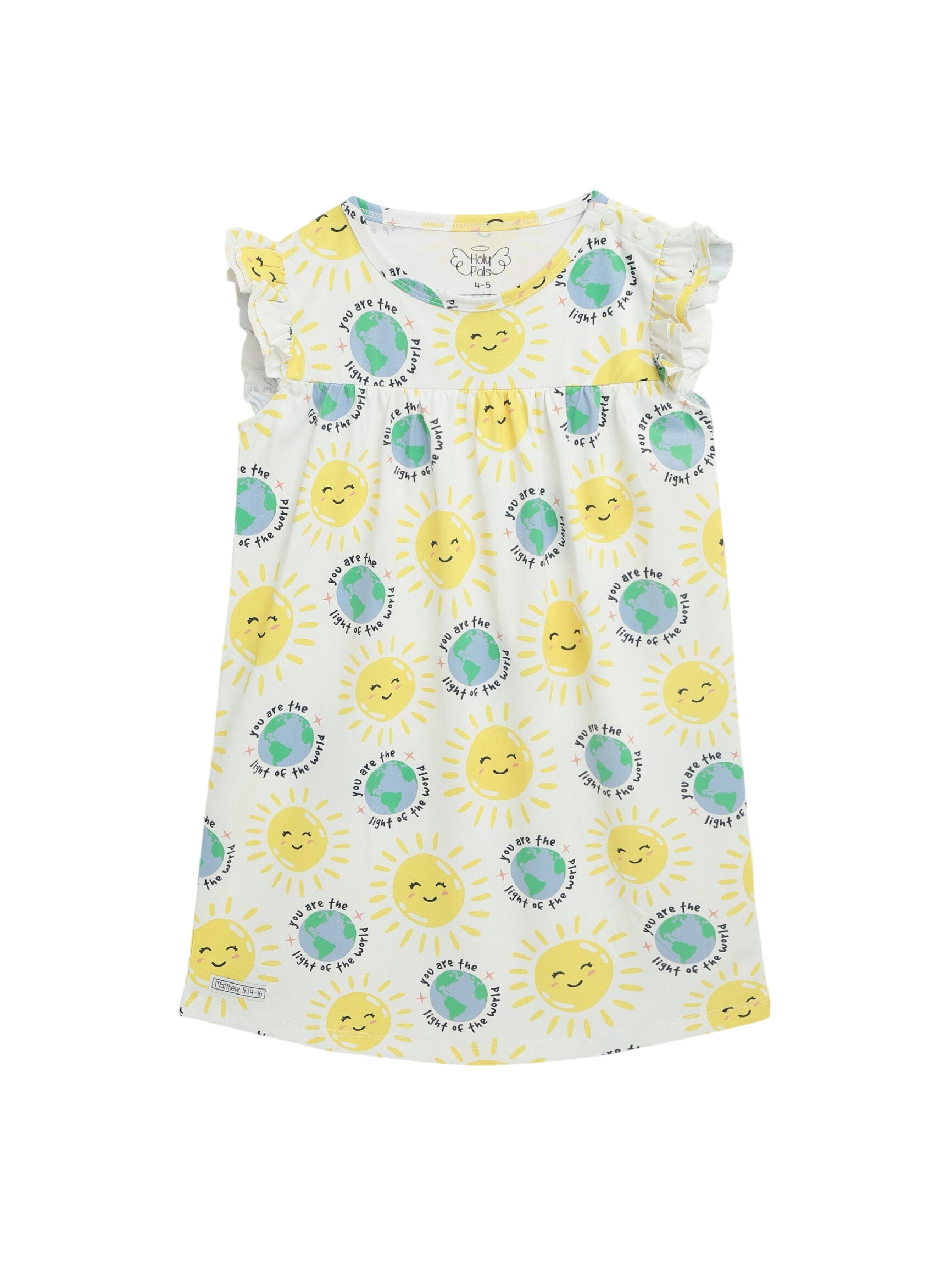 Light Of The World Pj Girls Nightgown Polyester