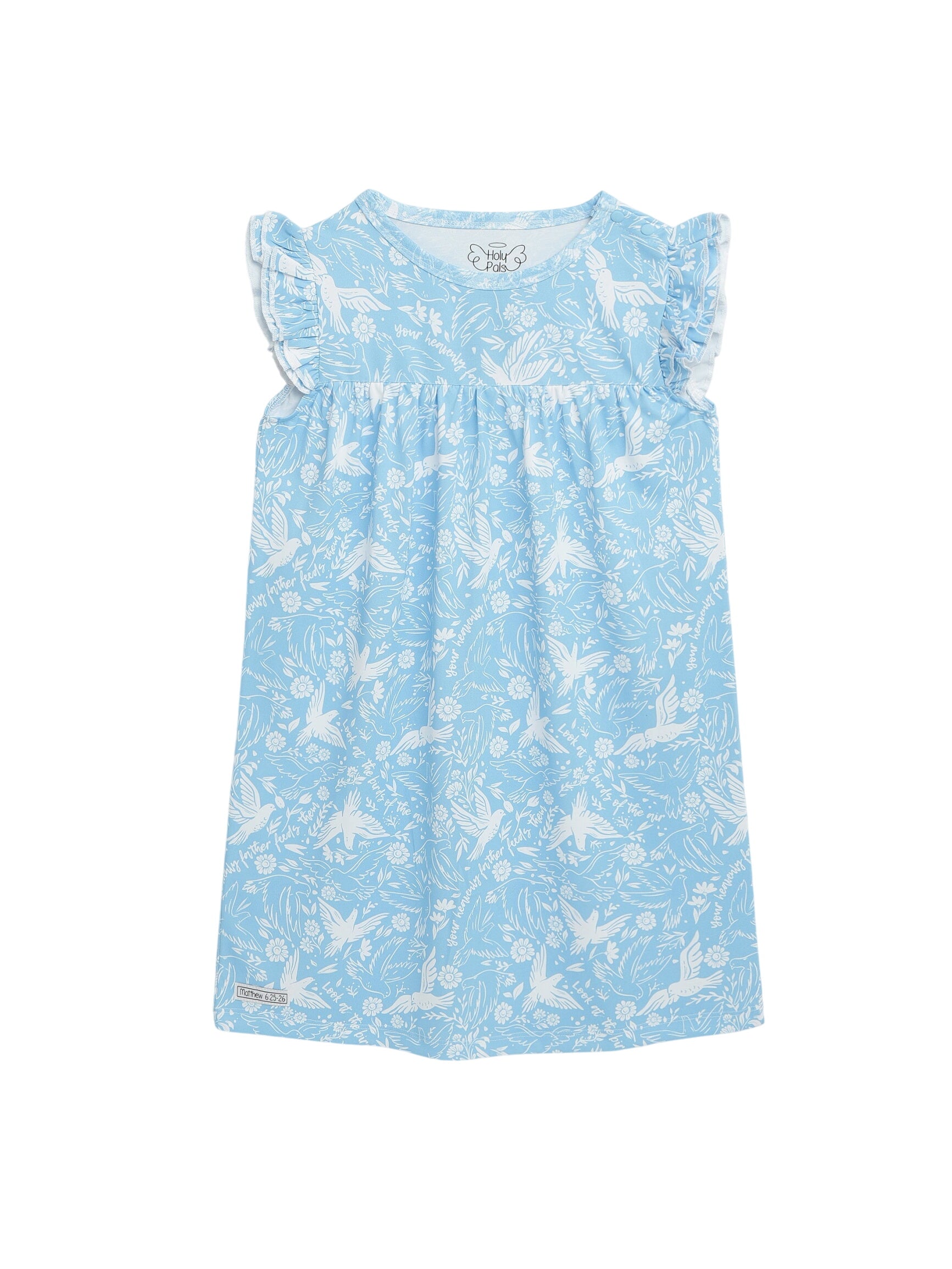 Birds Of The Air Pj Girls Nightgown Polyester