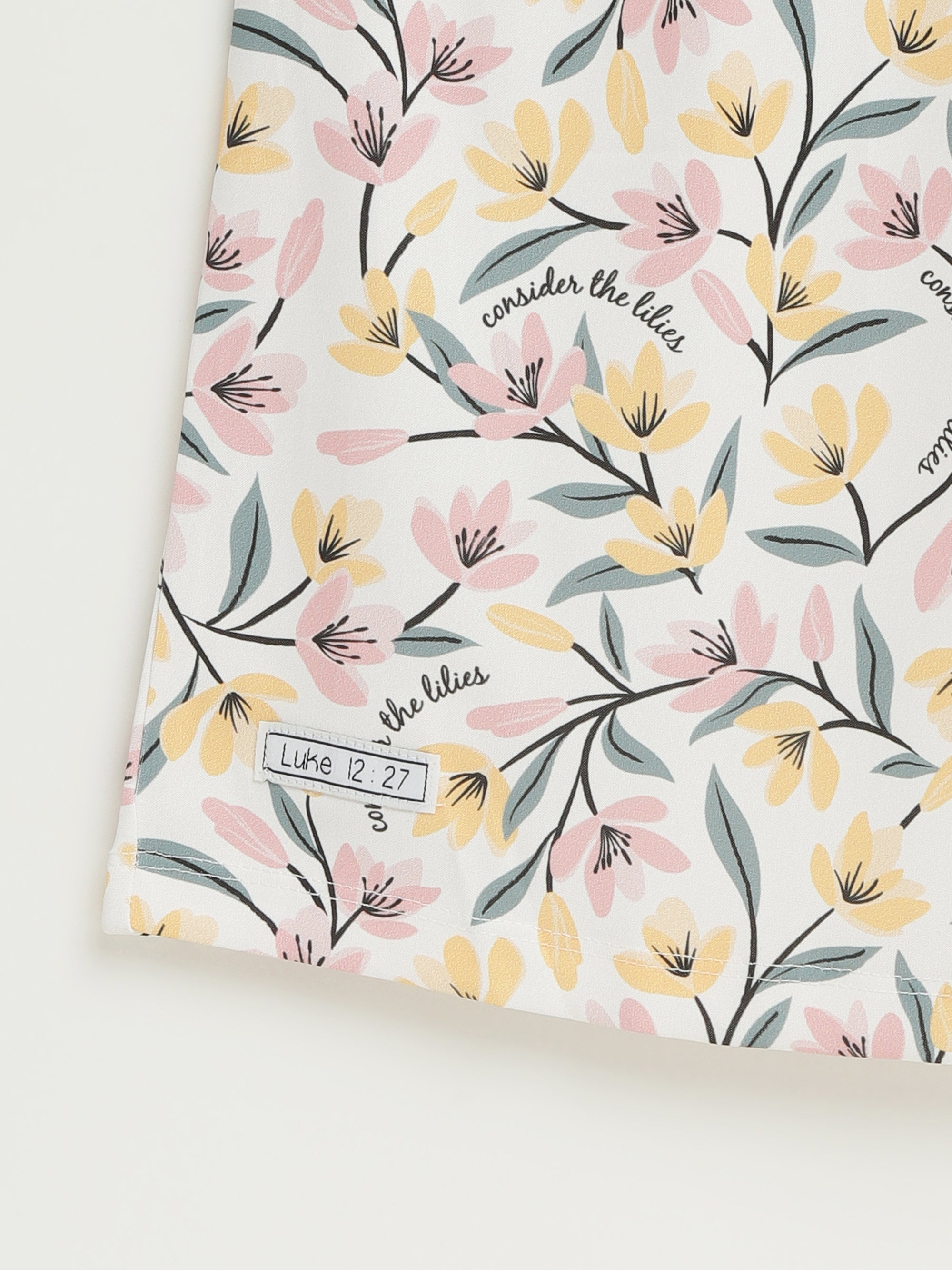 Consider The Lilies Pj Girls Nightgown Polyester