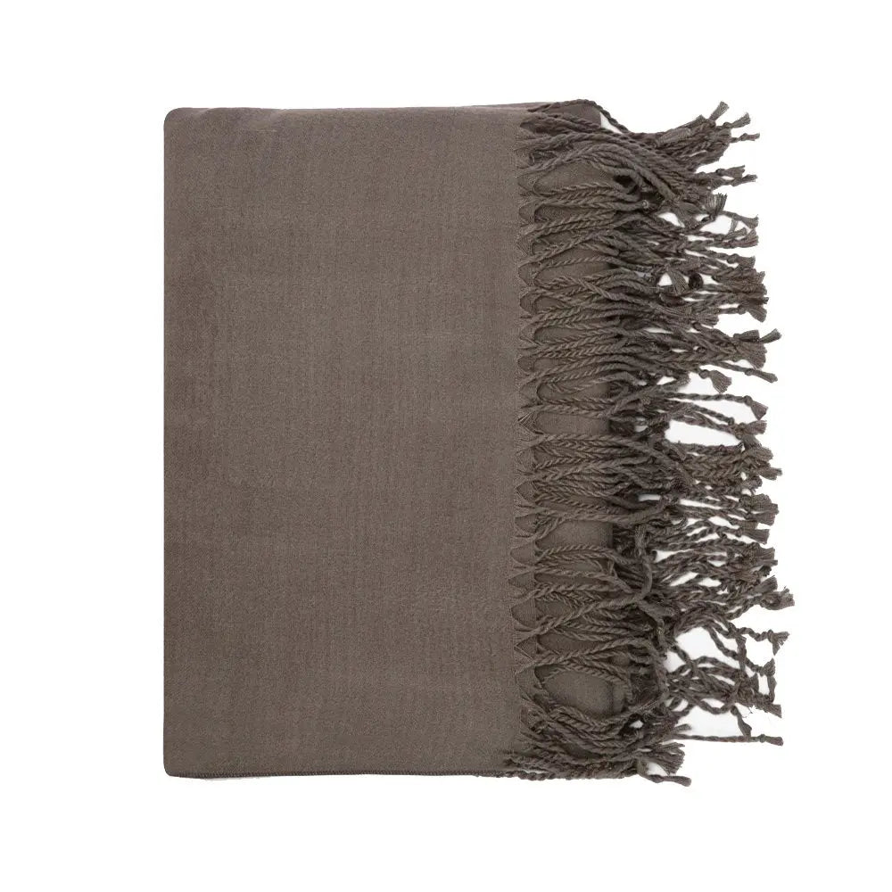 Vegan Cashmere Throw Blanket