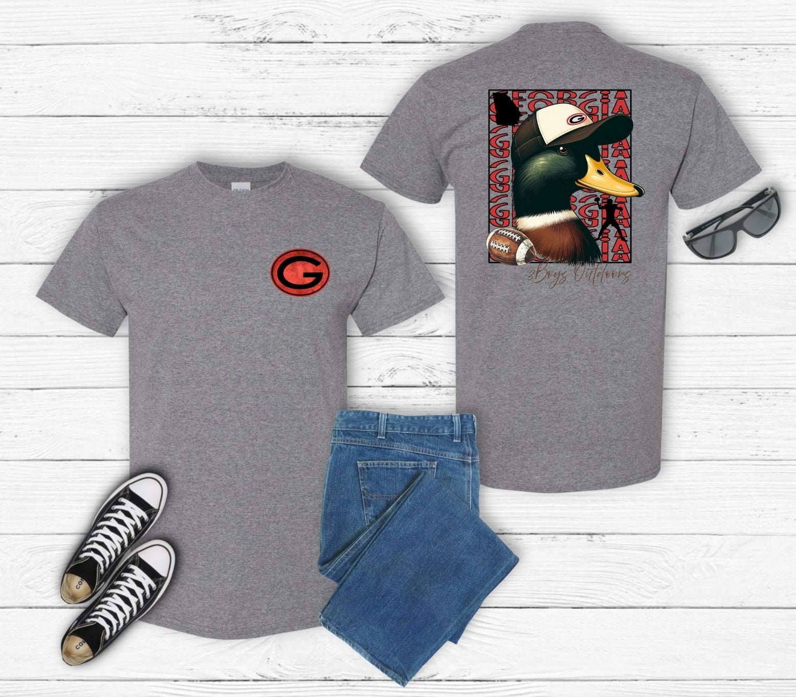 3boys Outdoors Uga Mallard Tee