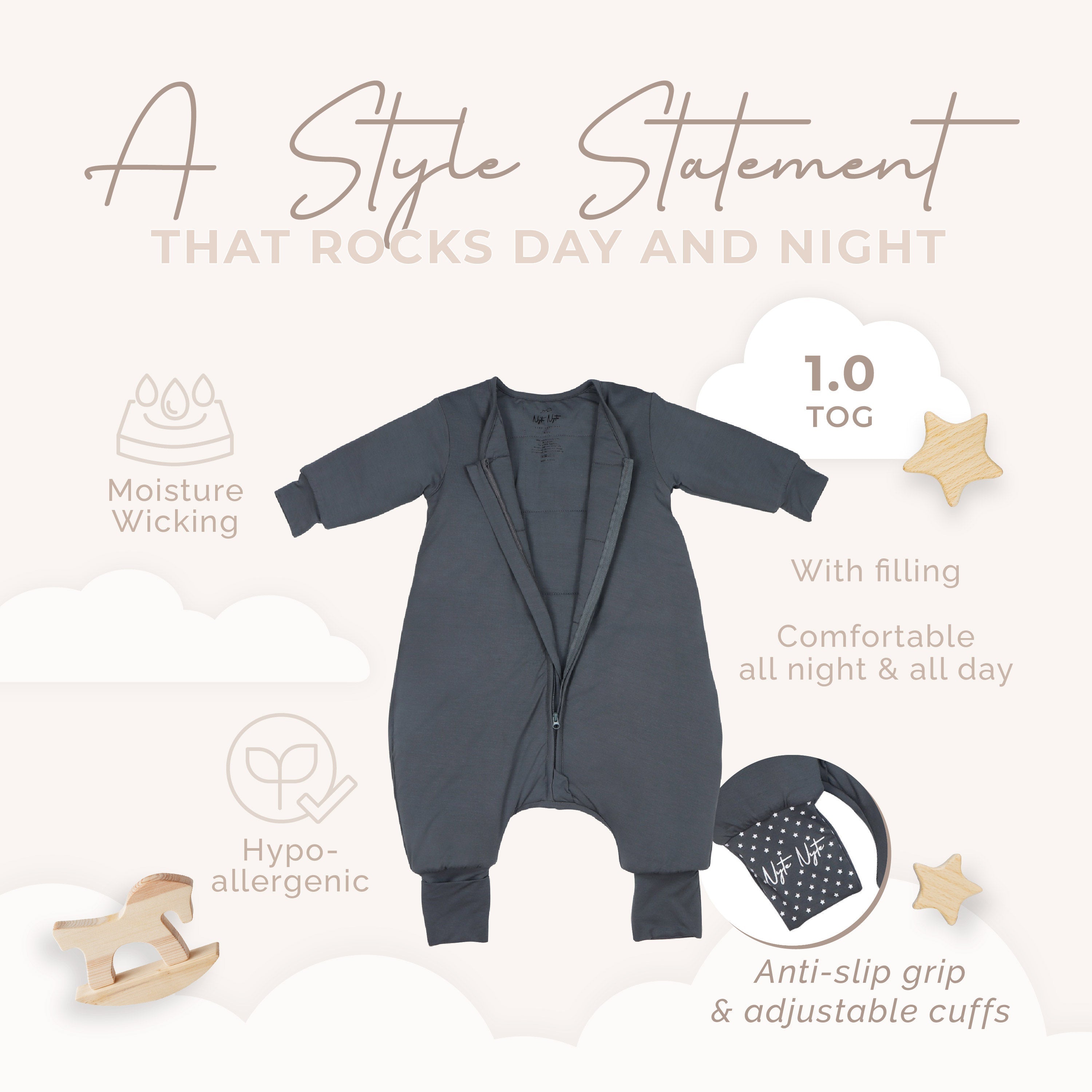 1.0 Tog Snuggle-sack (runs Big)