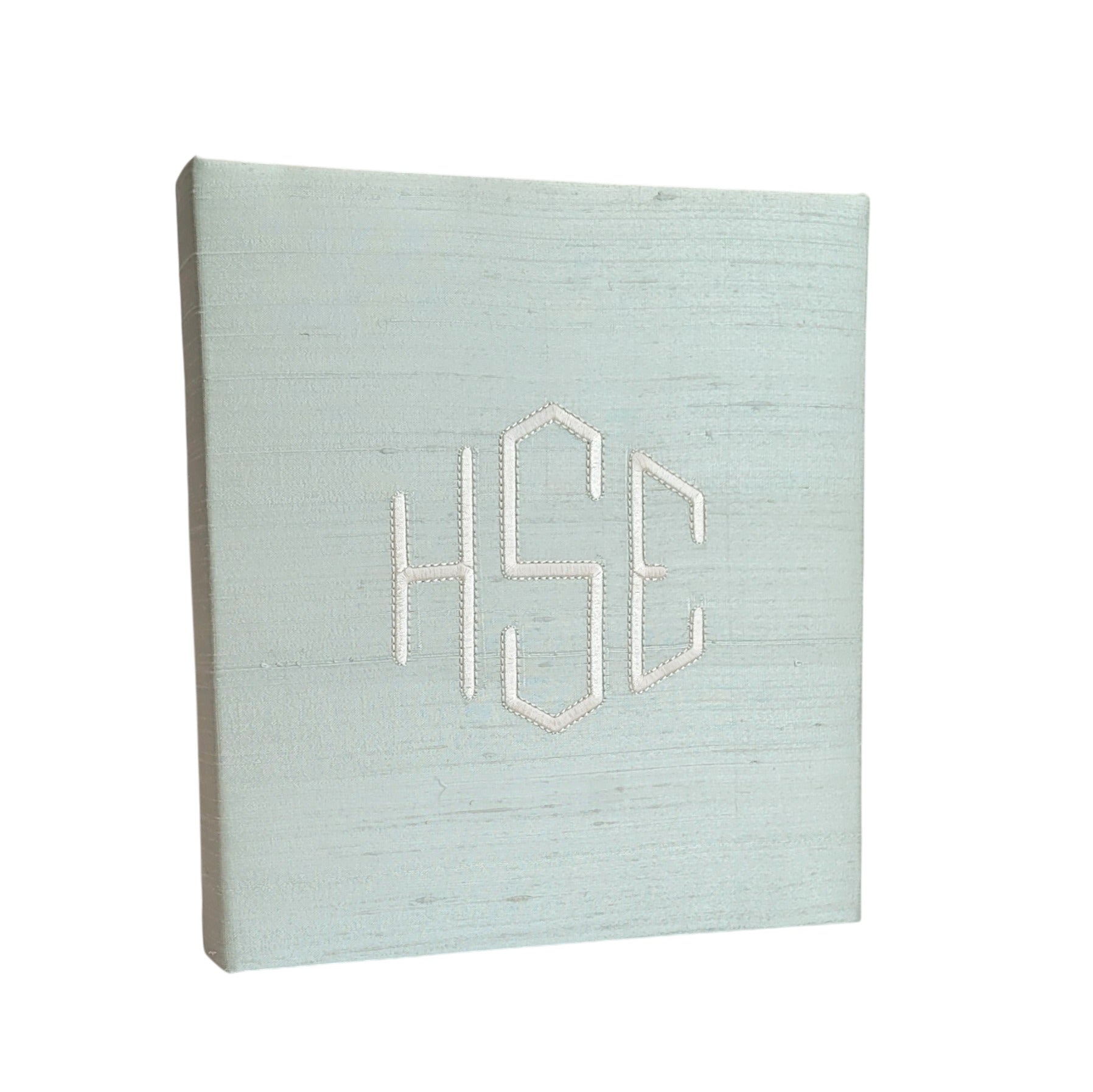 Baby Memory Book - Green Silk (no Bow)