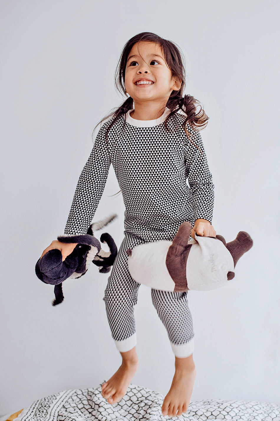 Toddler & Big Kid Cotton Knit PJ Set (Greenwich)