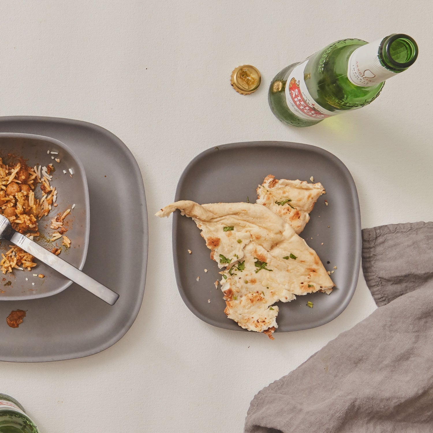 Bamboo Side Plate - 4 Piece Set - Smoke