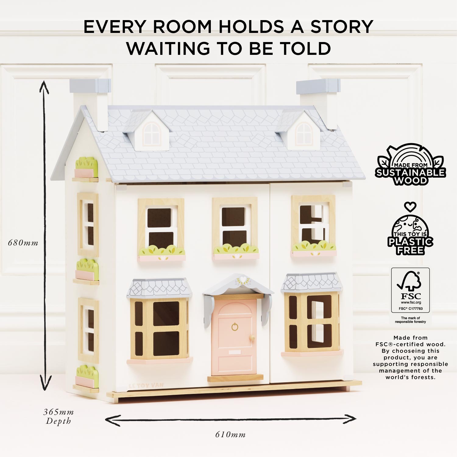 Mayberry Manor Wooden Dolls House