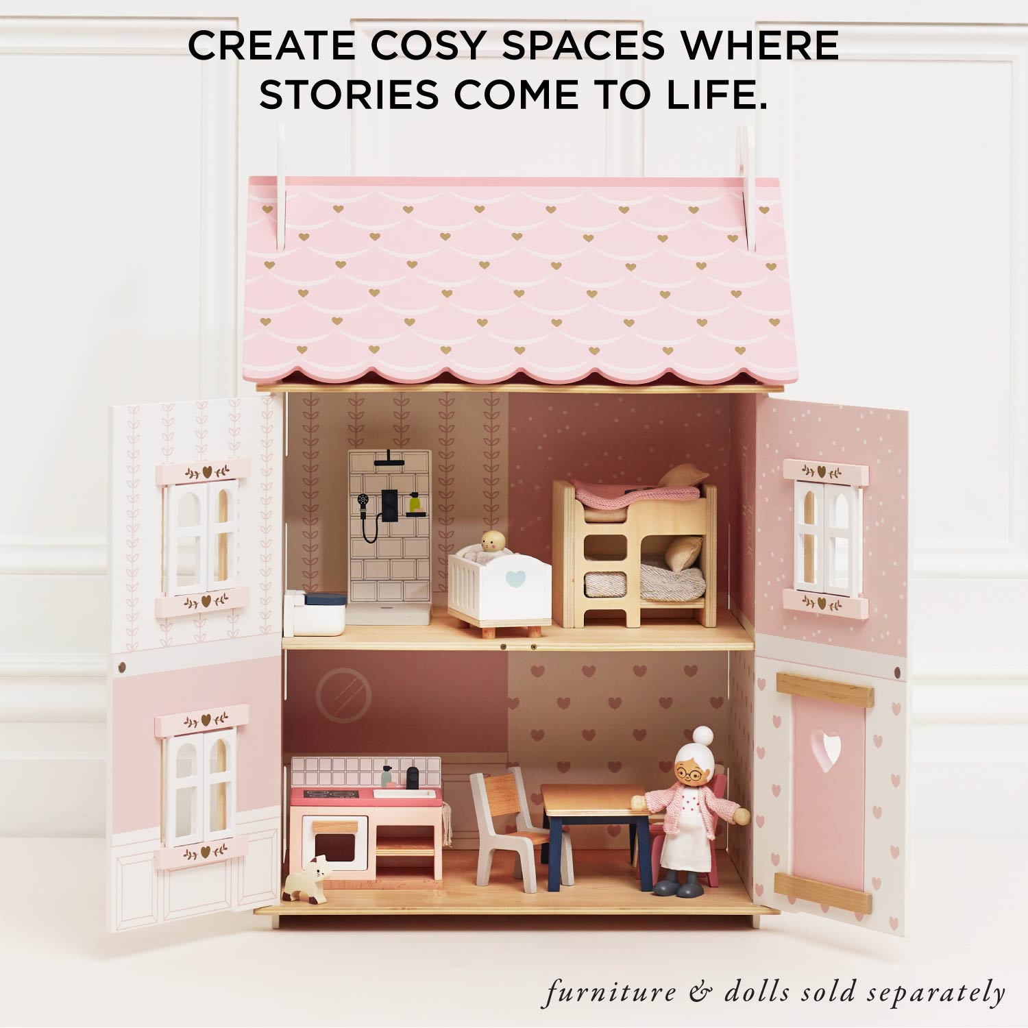 Roseheart Wooden Dolls House
