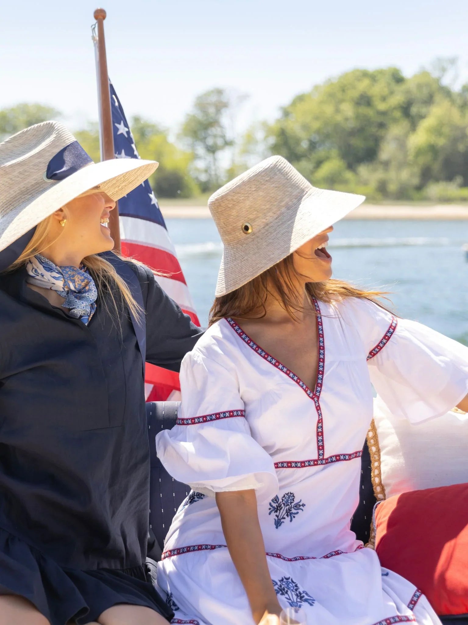 Navy Grosgrain Ribbon - Long