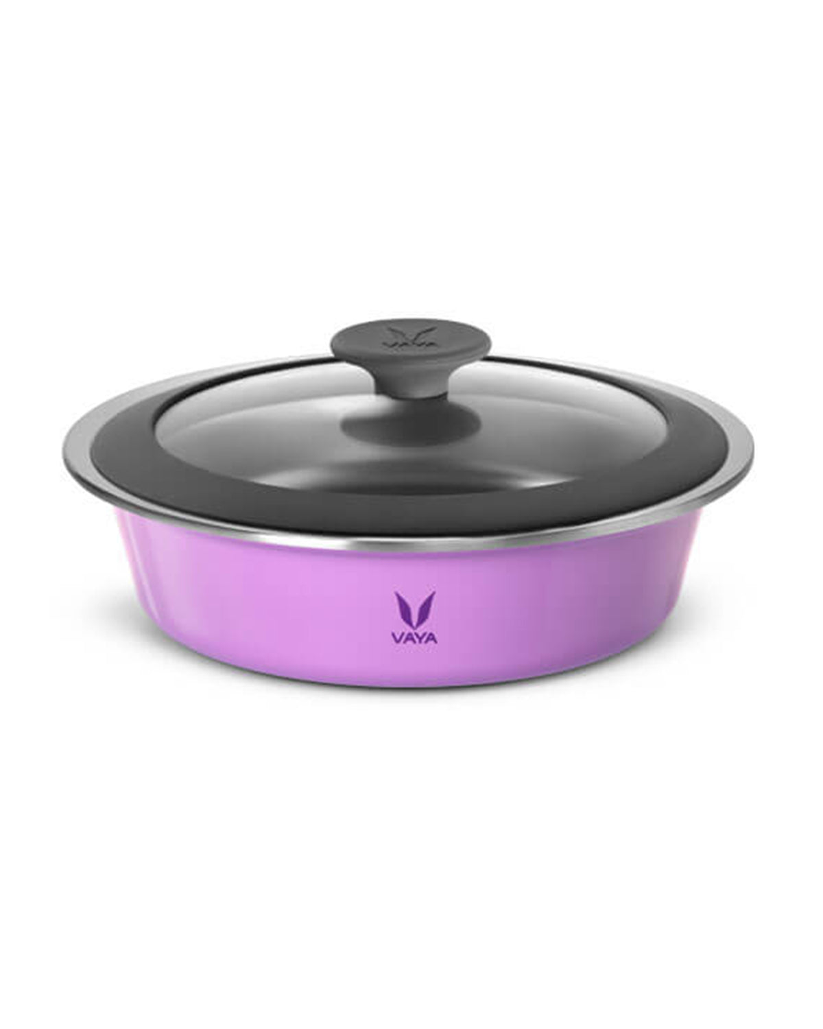 Vaya Hautecase - 37.2 Fl.oz - Iris Purple - With Glass Lid