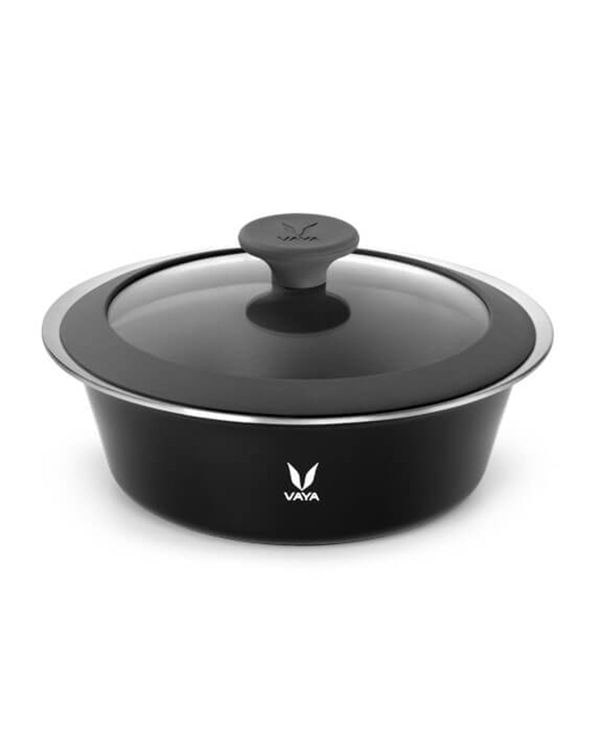 Vaya Hautecase - 50.7 Fl.oz - Sable Black - With Glass Lid