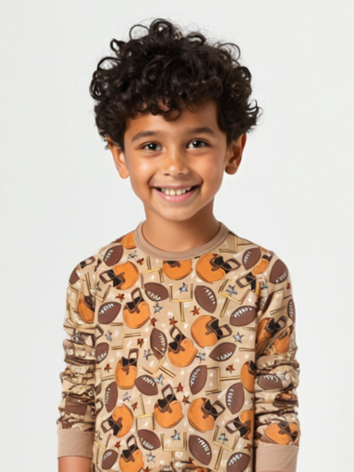 Football 2 Piece Pj's