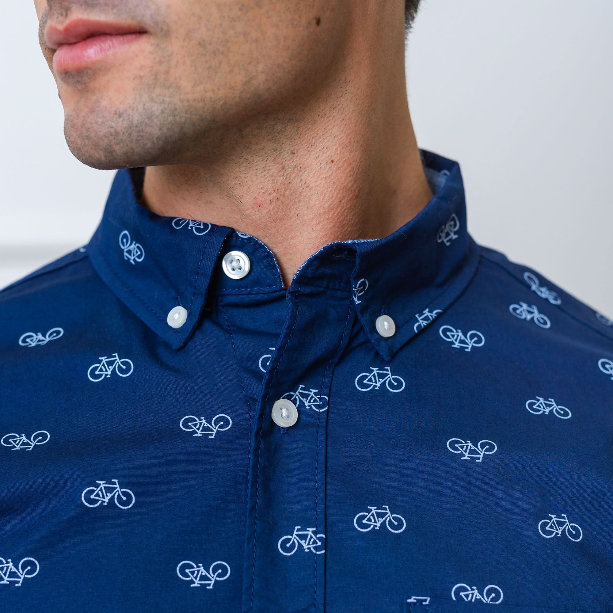 Organic Stretch Poplin Button Down Shirt