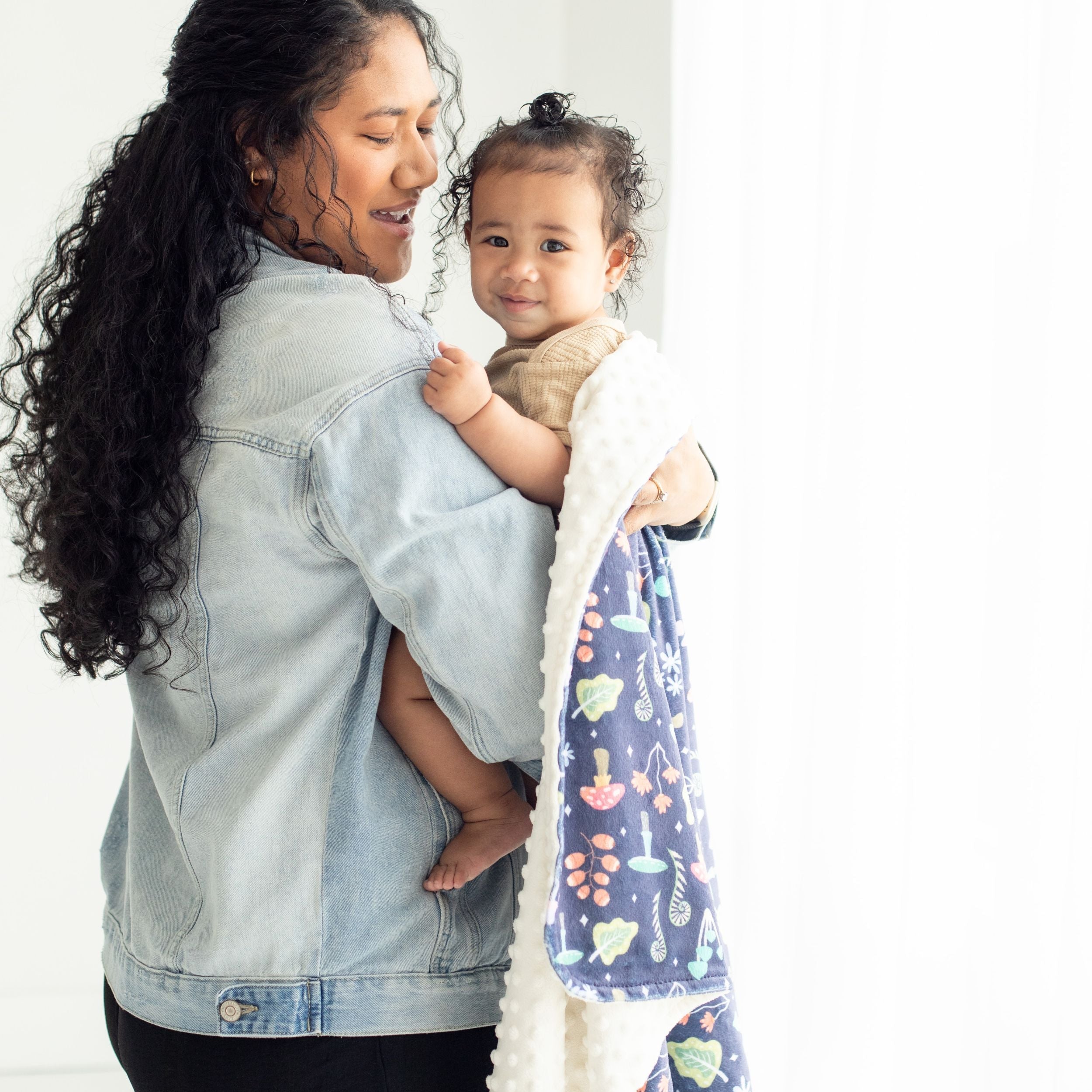 Magic Garden Minky Baby Blanket