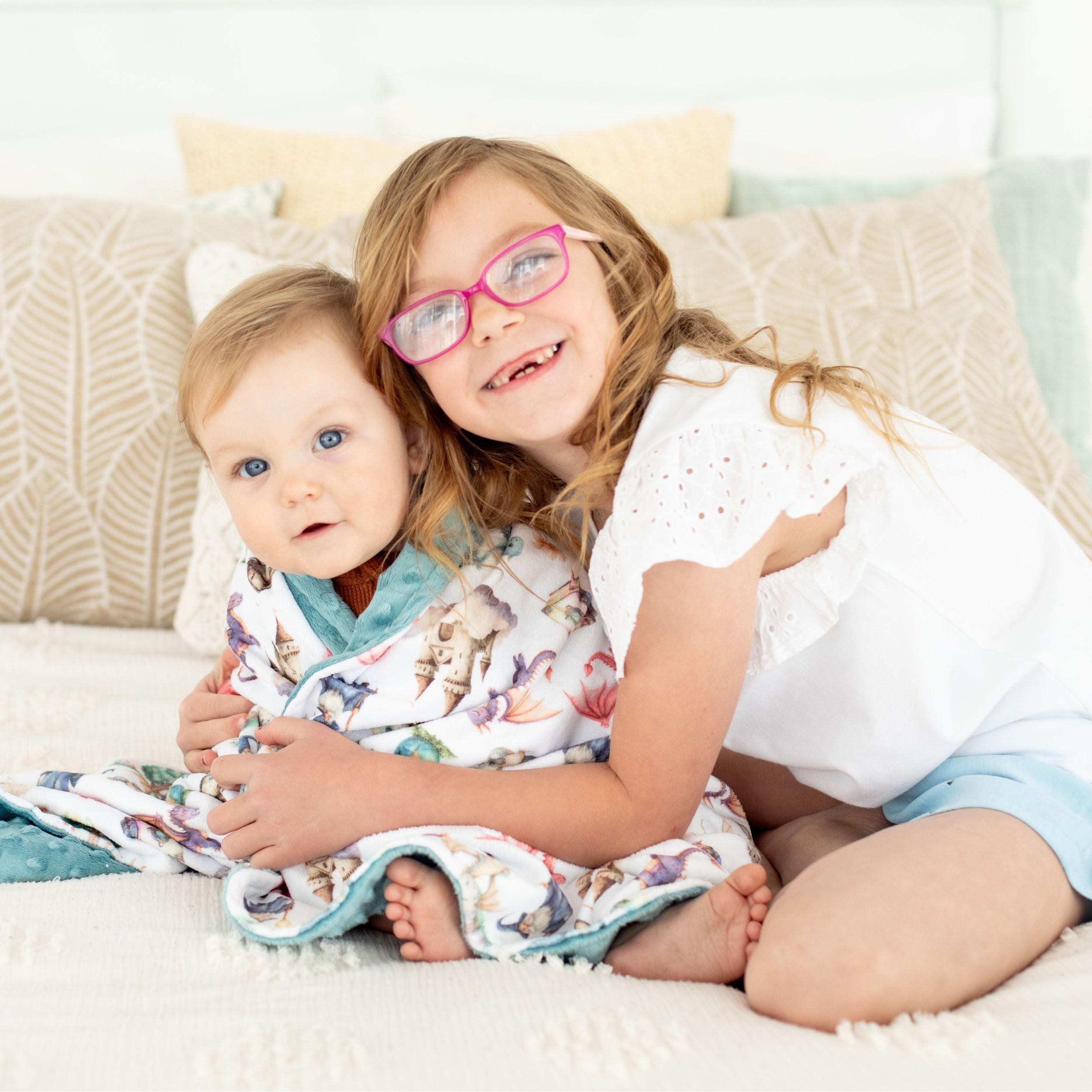 Dragon's Kingdom Minky Baby Blanket