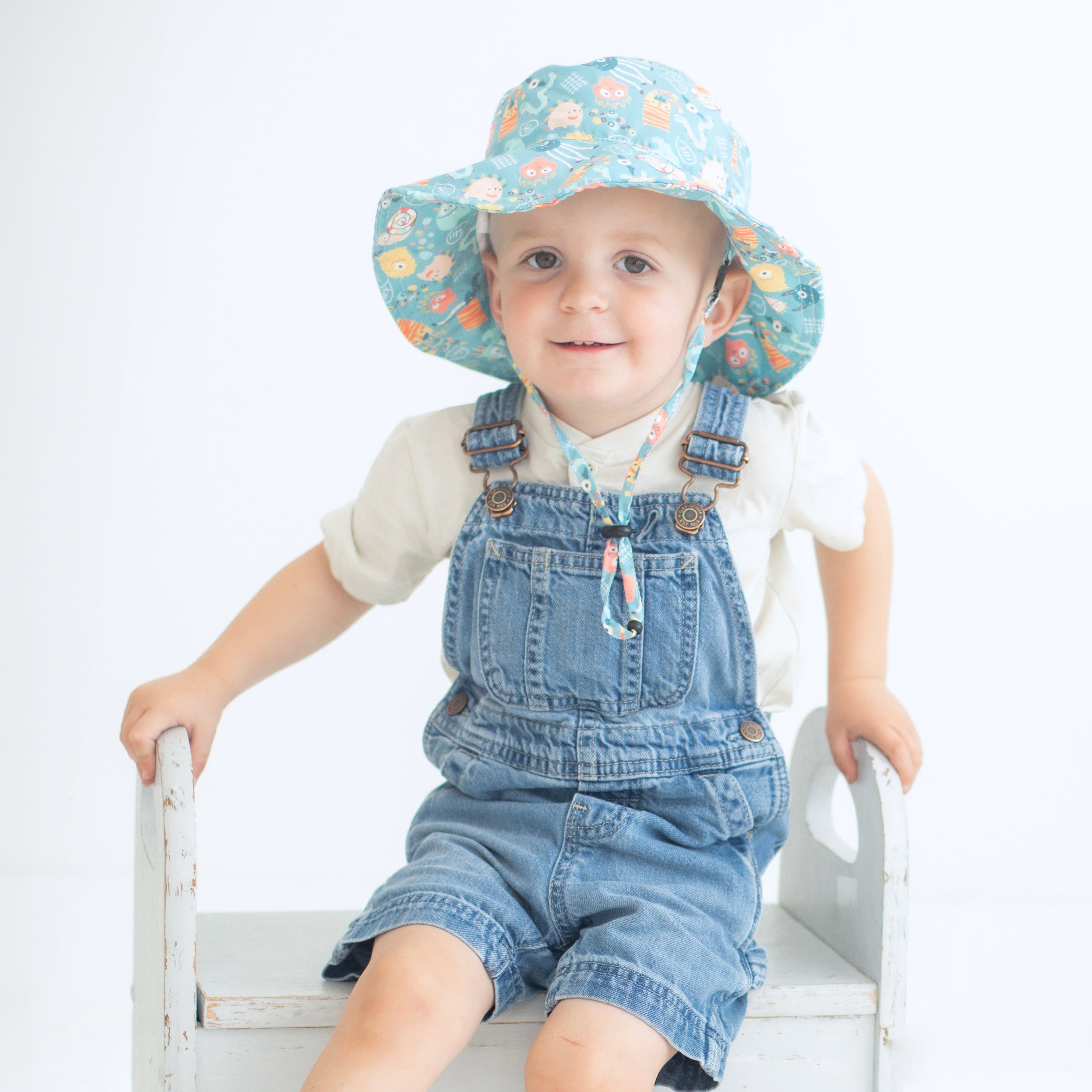 Baby & Kid Sun Hat - Monster Party