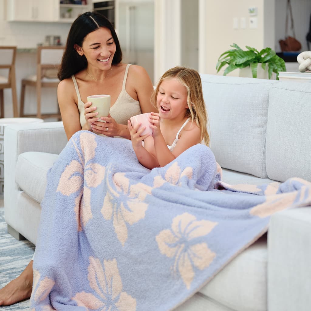 Hibiscus Lullaby Bliss Blanket