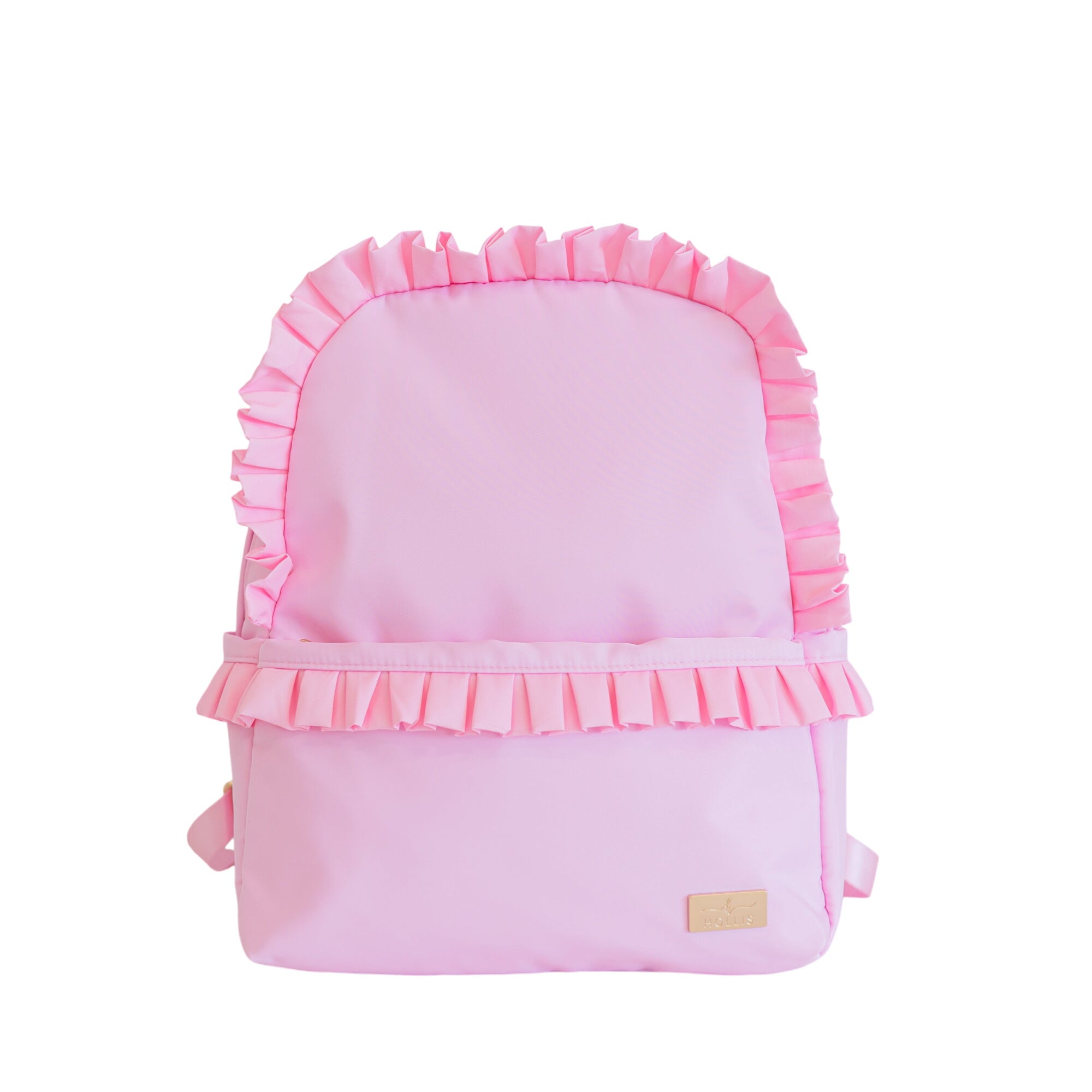 Ruffled Nylon Backpack