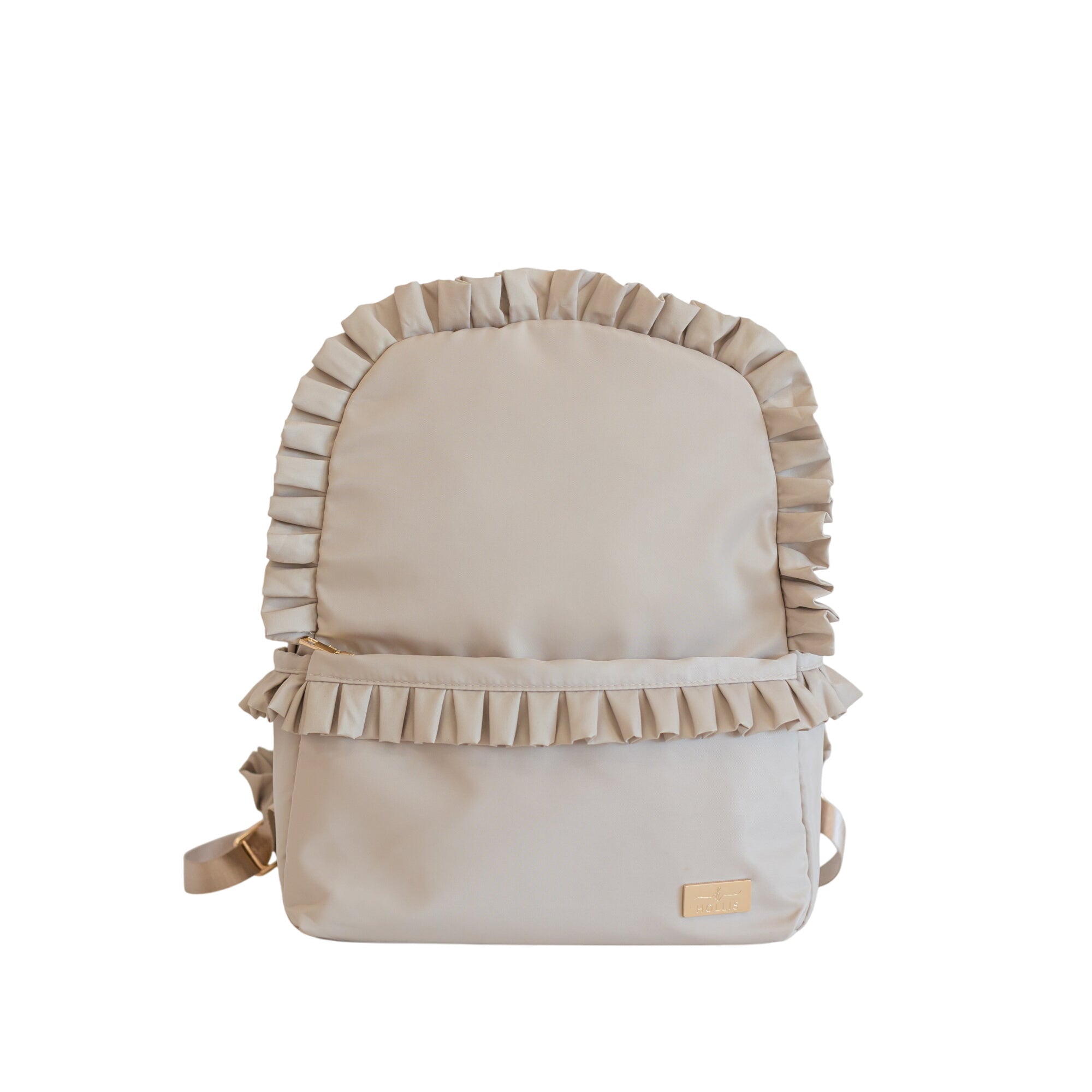 Ruffled Nylon Backpack