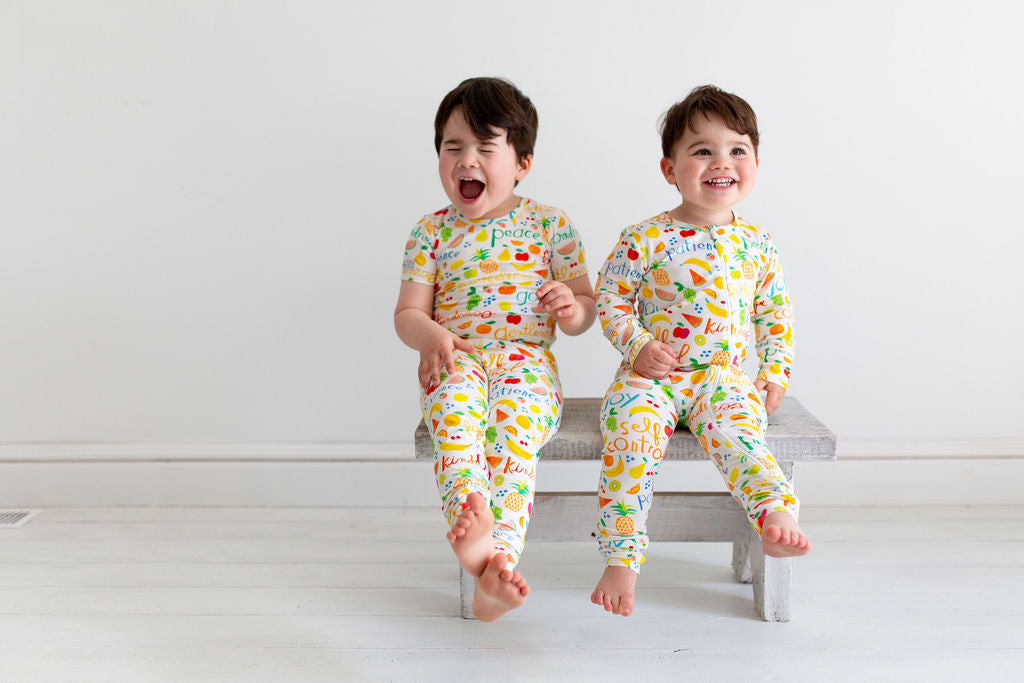 Fruit Of The Spirit Pj Footless Onesie Bamboo
