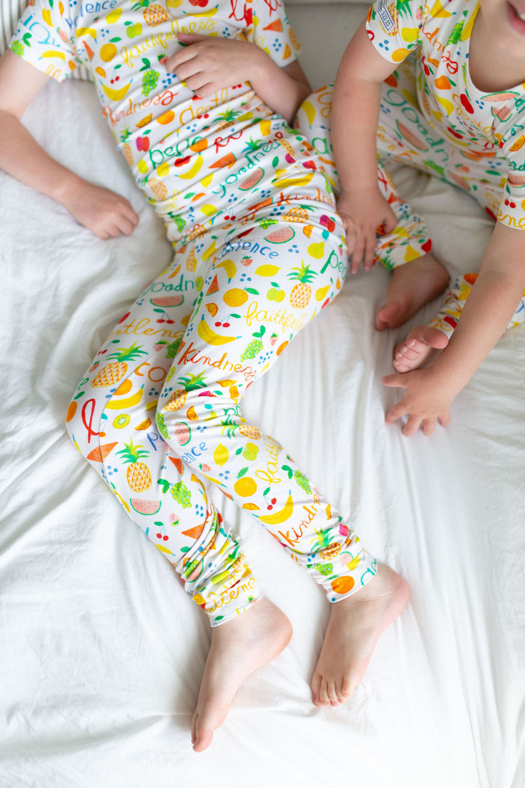 Fruit Of The Spirit Pj Short Sleeve & Pants Set Bamboo