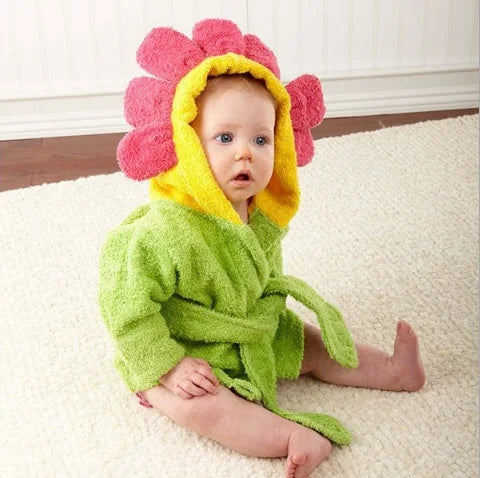 Bathrobe Baby Animal Shape